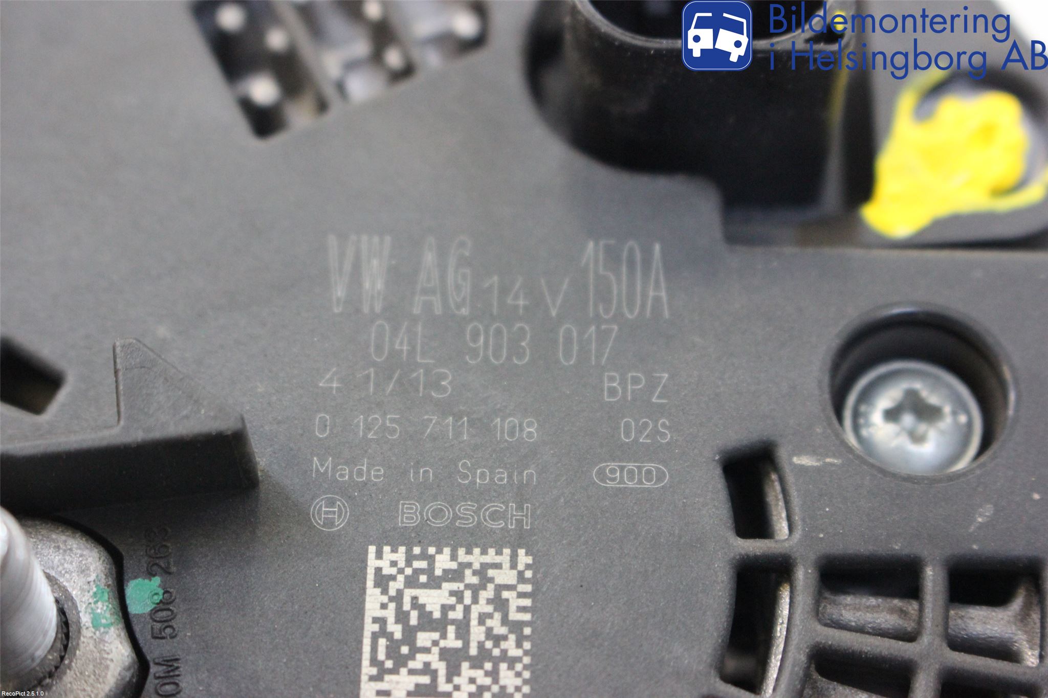 Audi A4 12-15 Generator