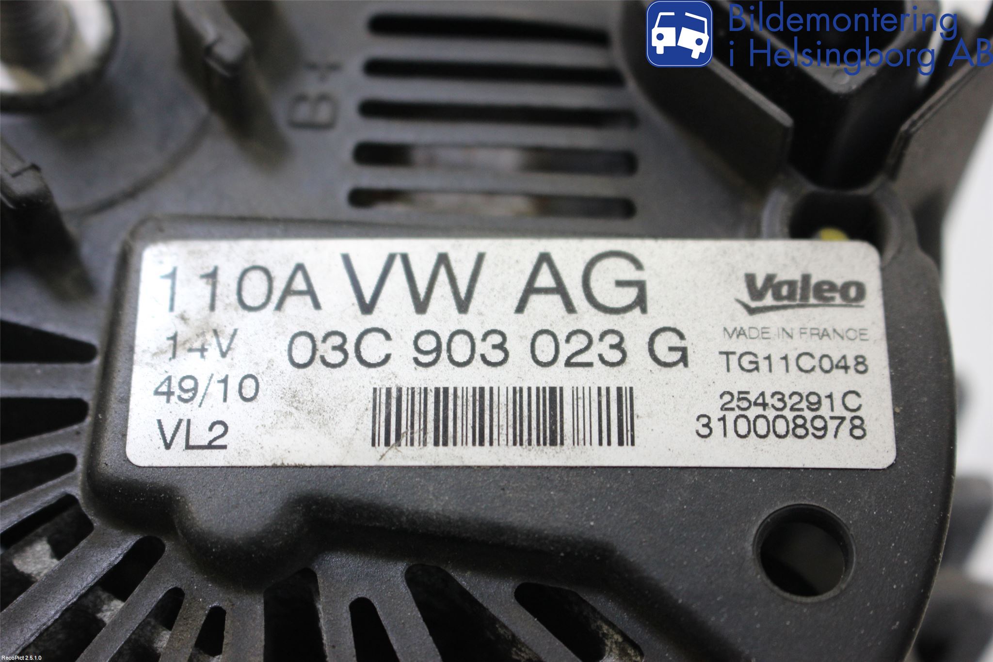 Skoda FABIA 07-14 Generator