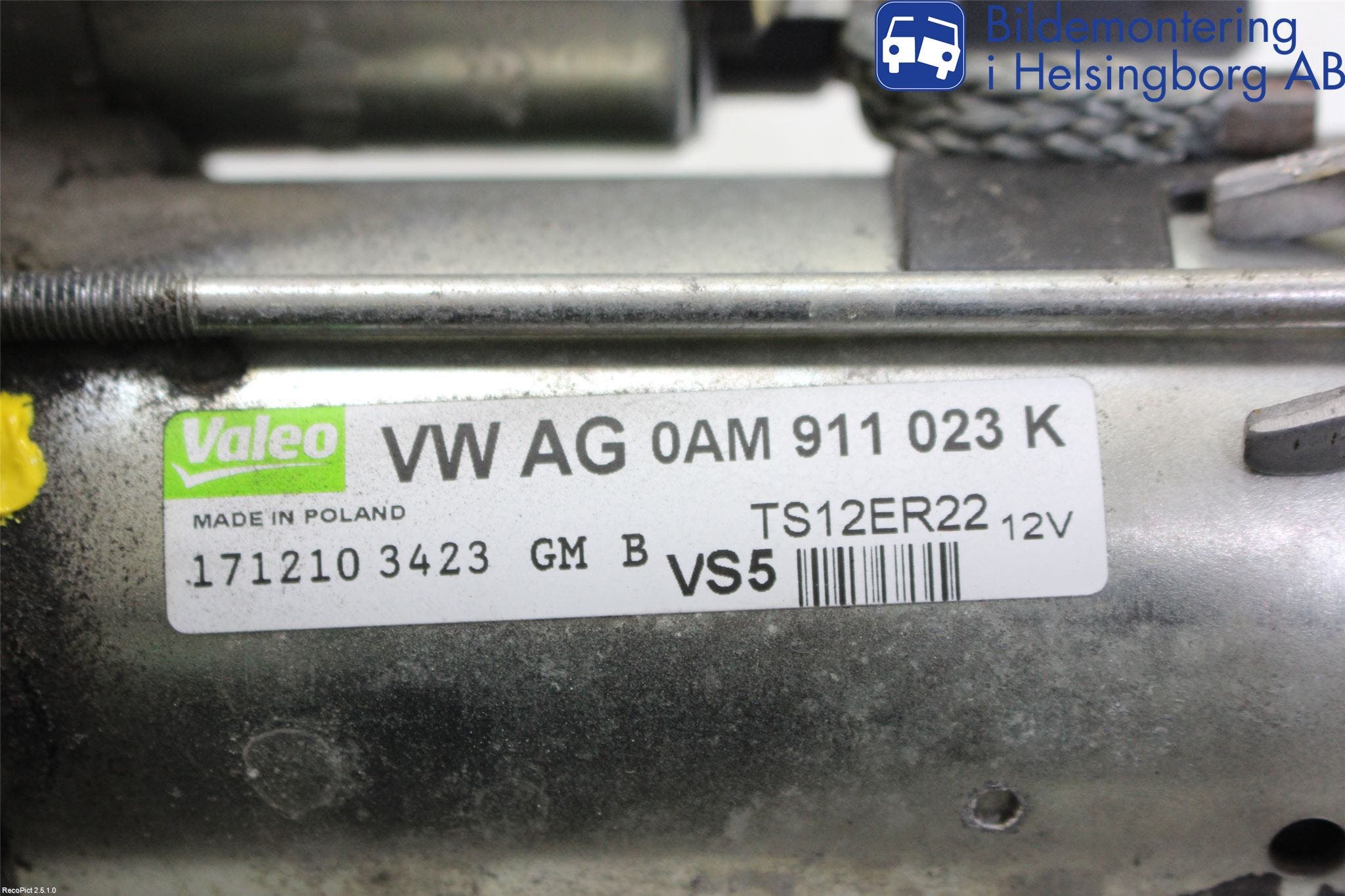 Skoda FABIA 07-14 Startmotor