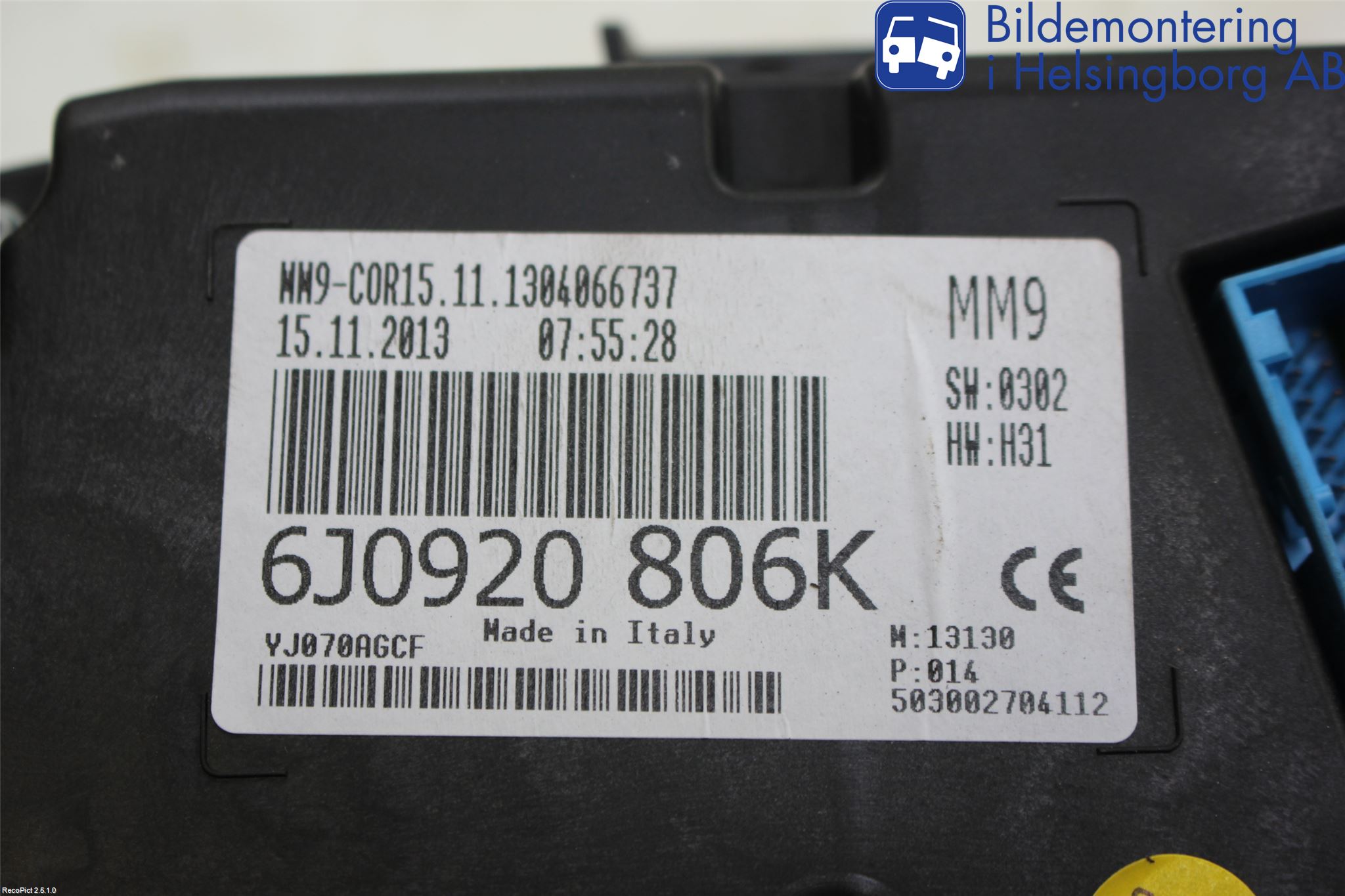 Seat IBIZA IV 08-16 Instrument Komb