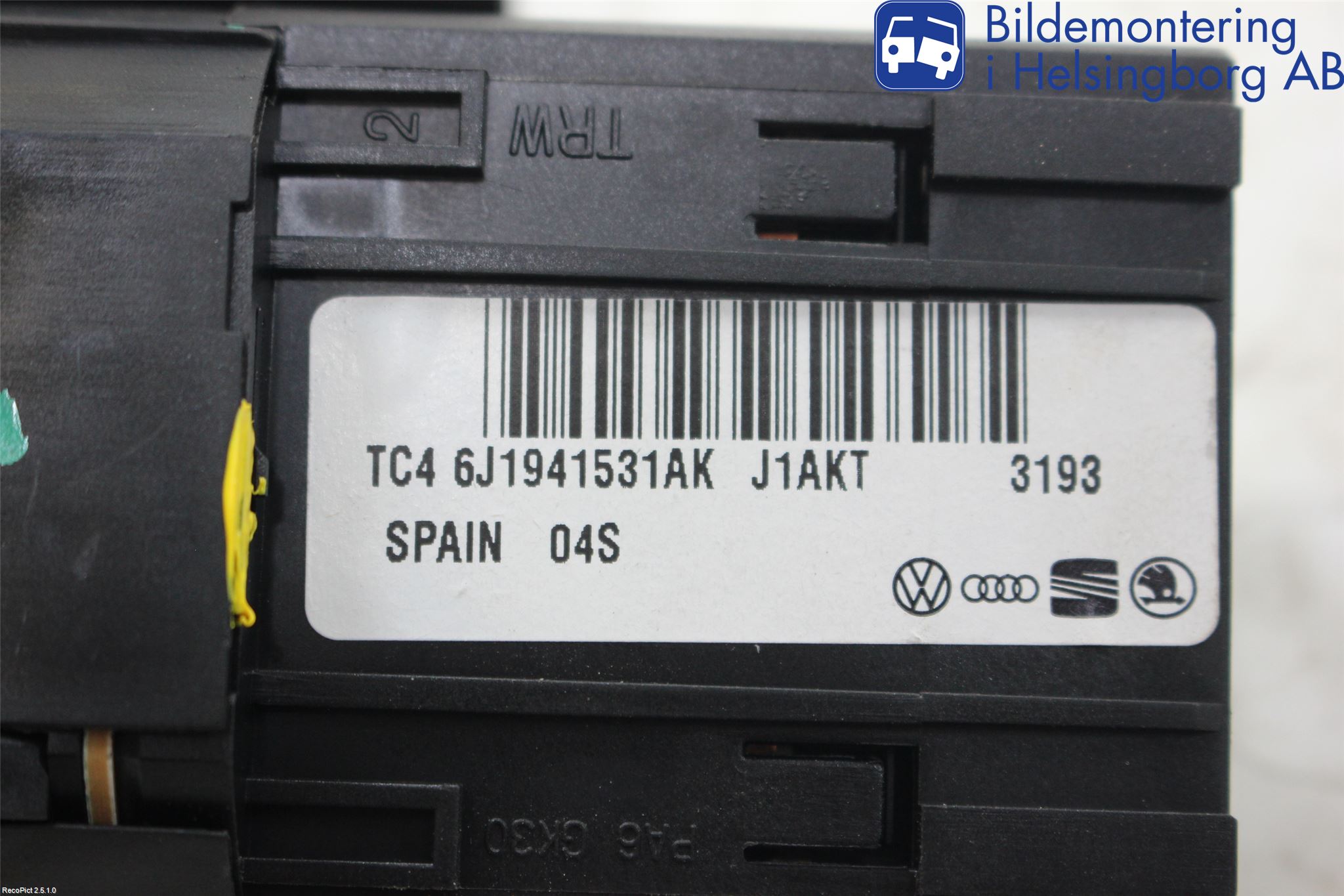 Seat IBIZA IV 08-16 Strömställare Ljus