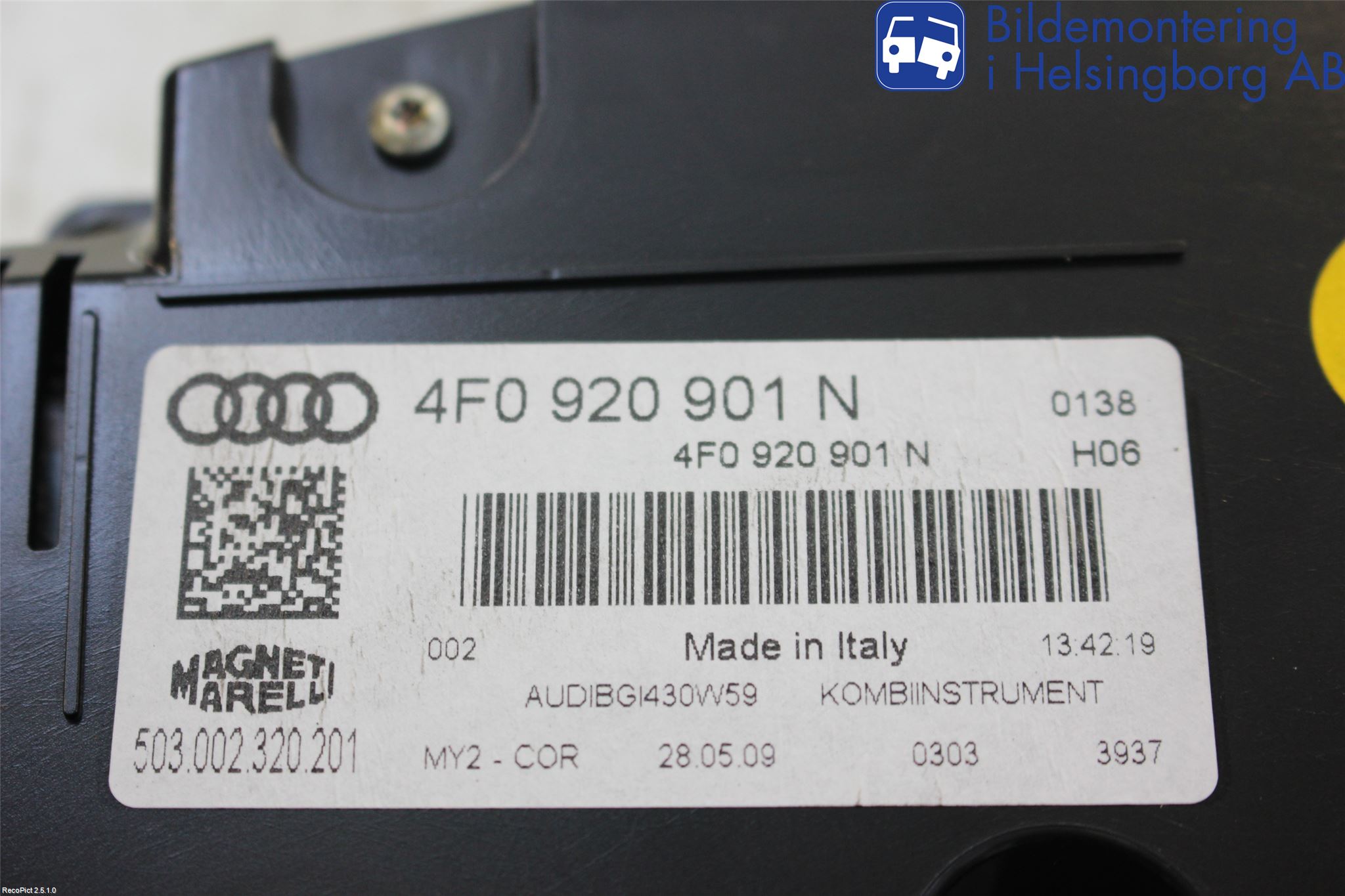 Audi A6/S6     05-11 Instrument Komb