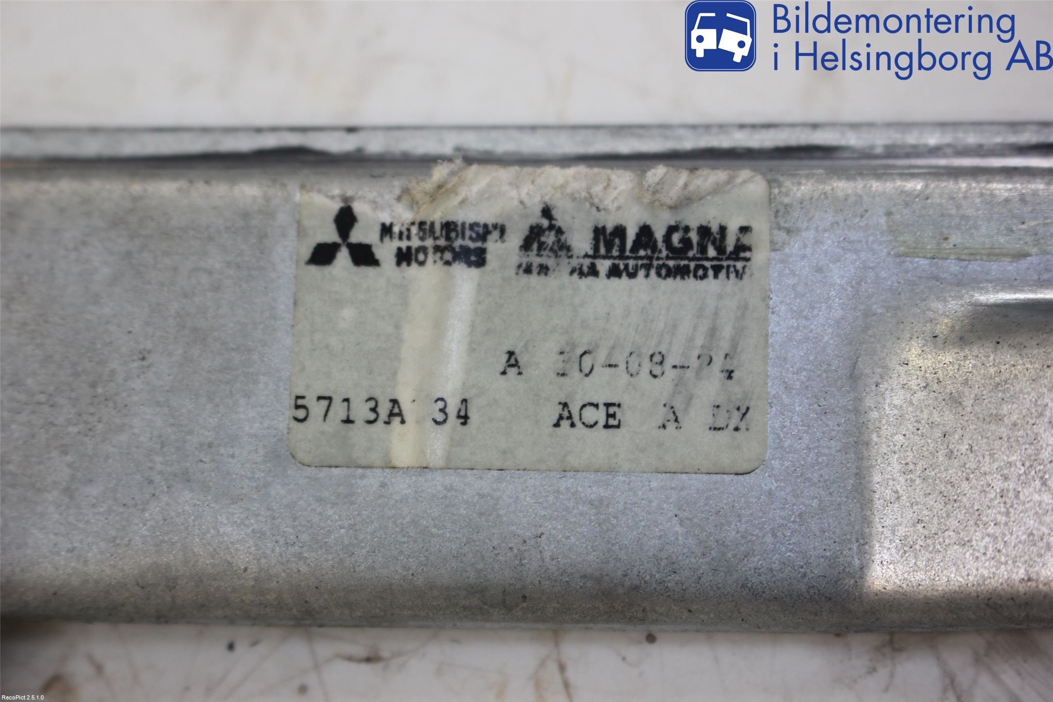 Mitsubishi COLT 09-13 Fönsterhiss El Kompl