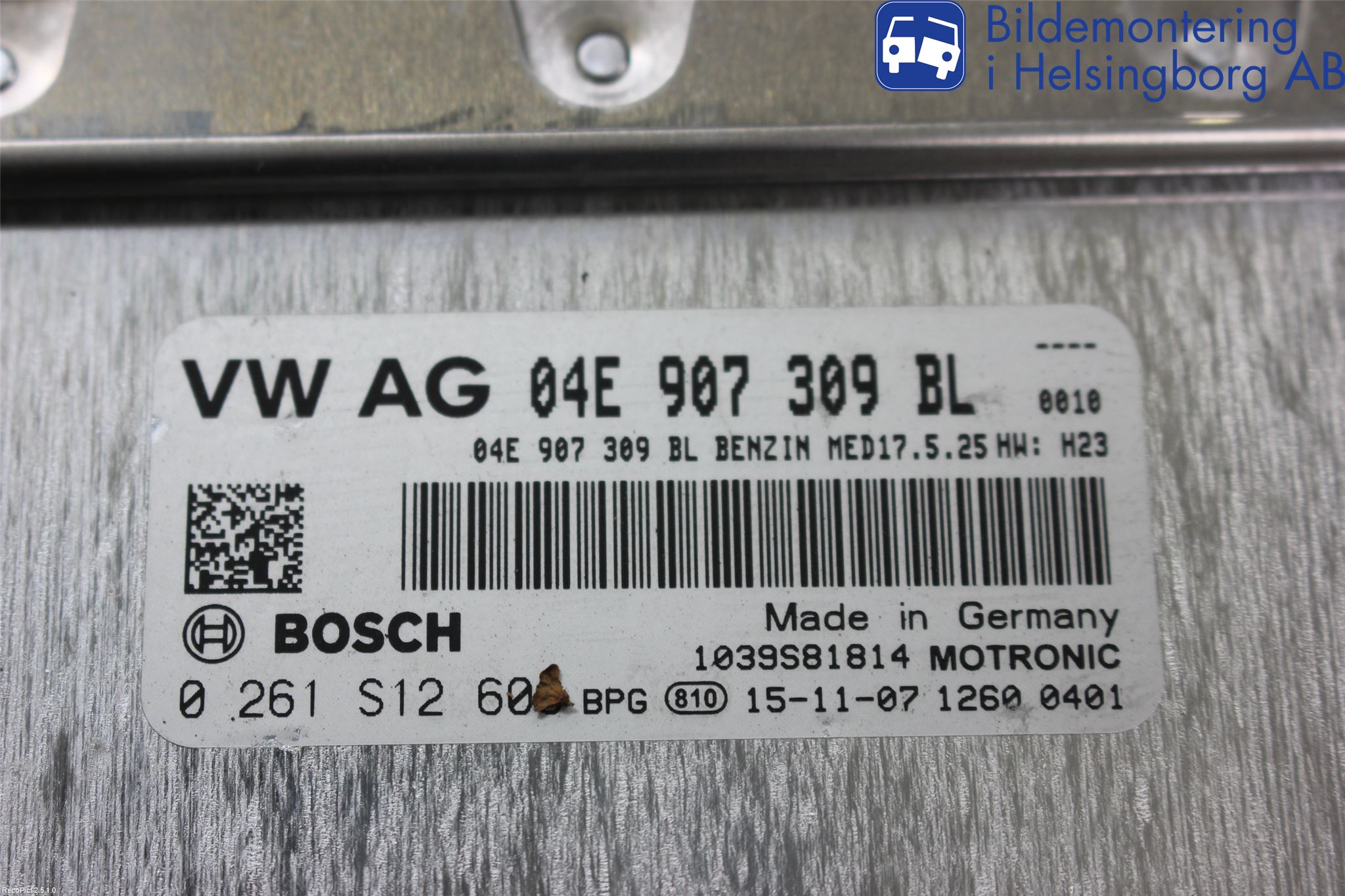 Volkswagen VW GOLF / E-GOLF VII 13-20 Styrenhet Insprut Bensin