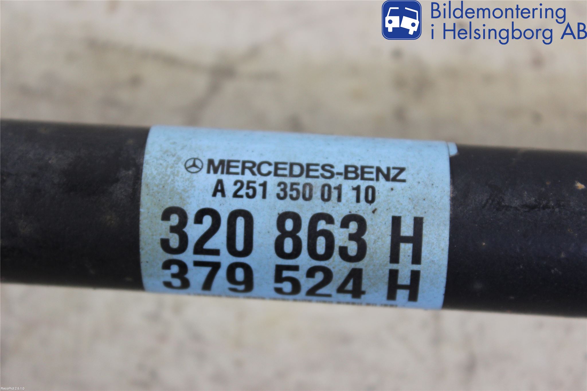 Mercedes-Benz MB R-KLASS (W251) 05-13 Drivaxel Bak Vänster