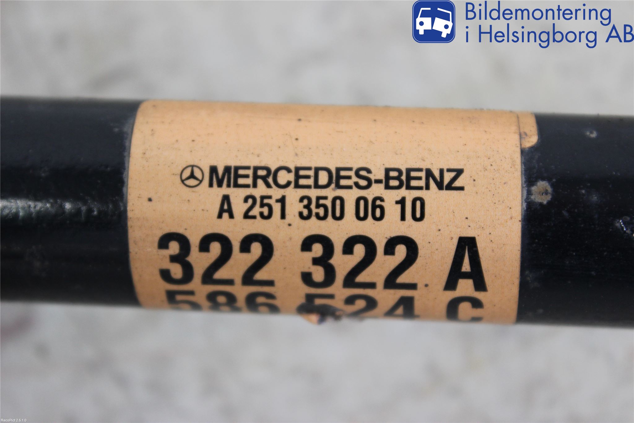 Mercedes-Benz MB R-KLASS (W251) 05-13 Drivaxel Bak Höger