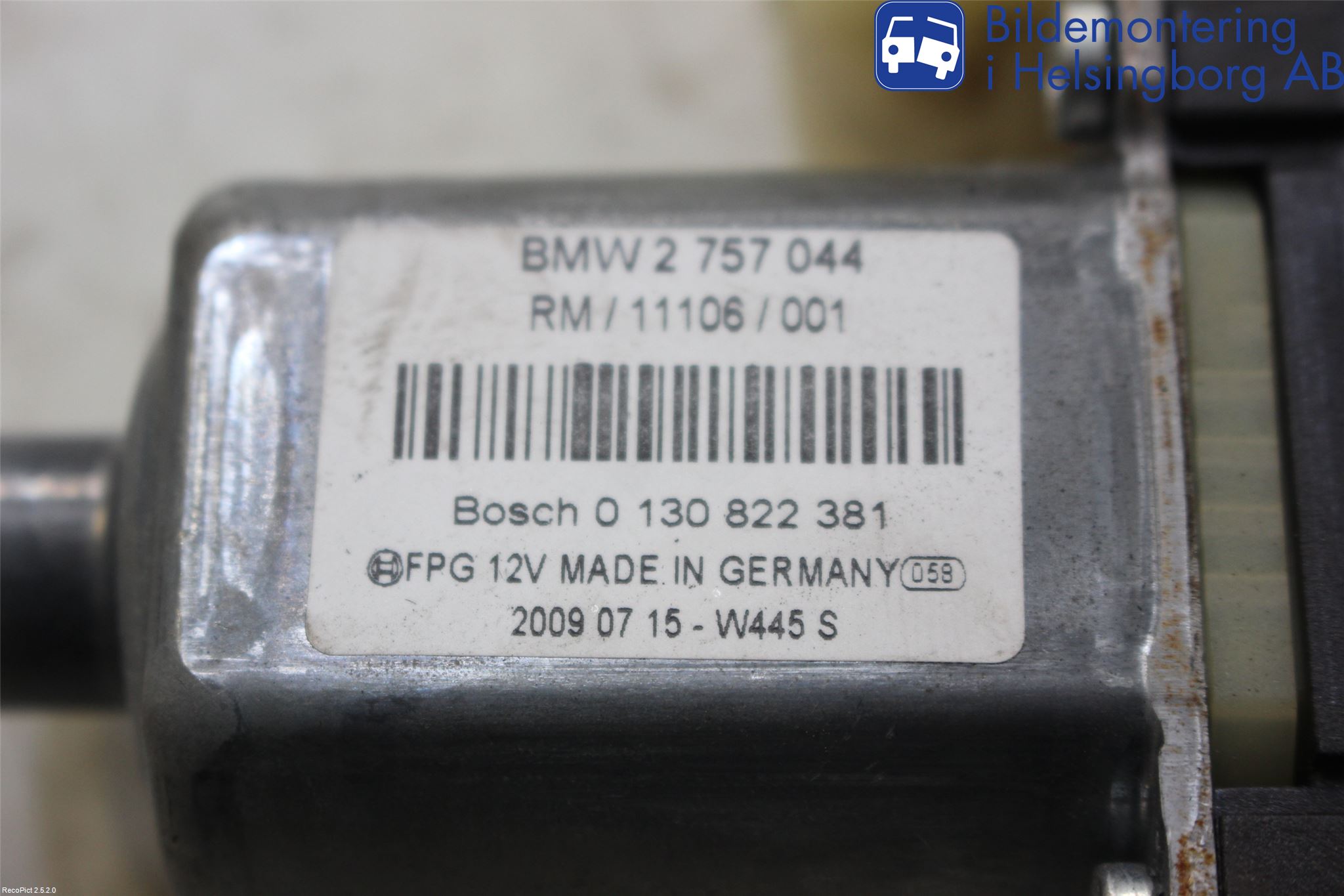 Mini COUPE R56 05-14 Fönsterhissmotor