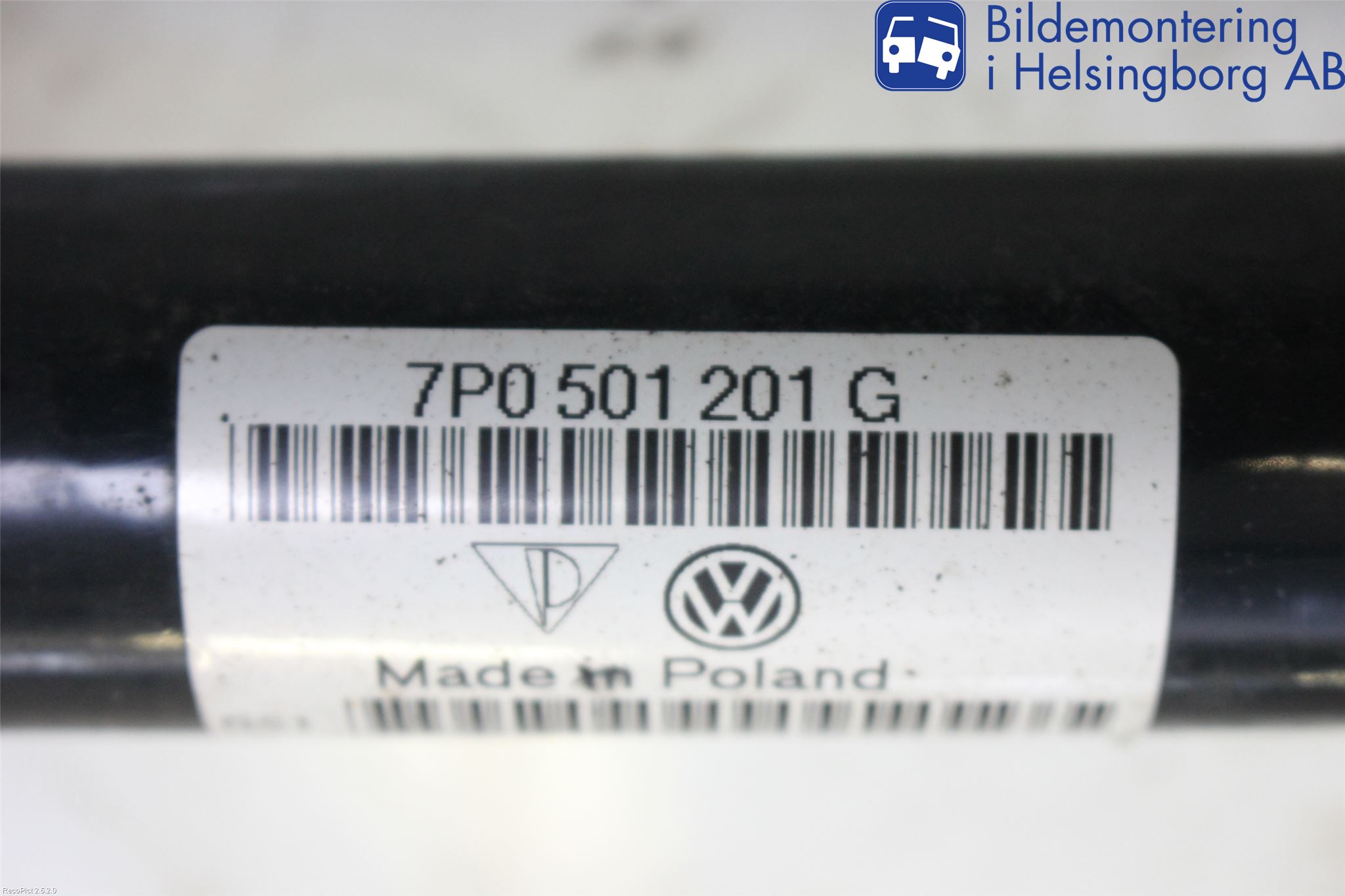Volkswagen VW TOUAREG 7L 03-10 Drivaxel Bak Höger