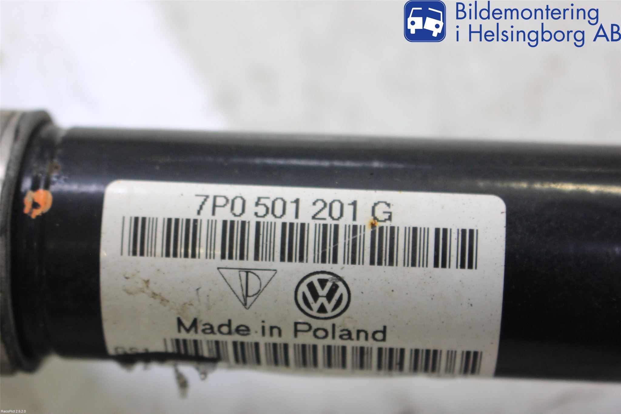 Volkswagen VW TOUAREG 7L 03-10 Drivaxel Bak Vänster
