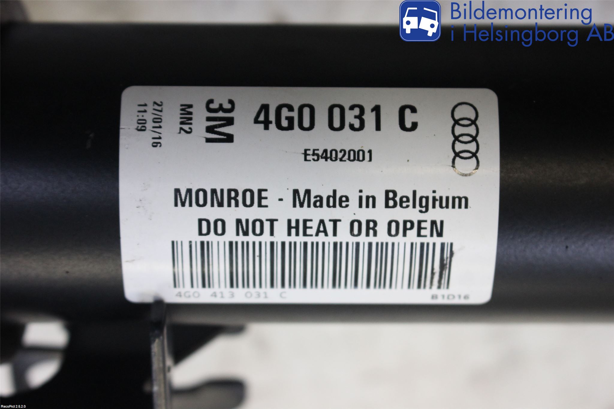 Audi A6/S6 4G 11-18 Fjäderben Fram Vänster