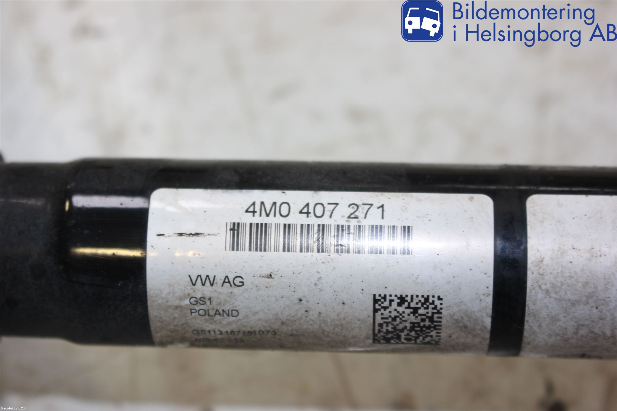 Audi Q7/SQ7 Drivaxel Fram Höger