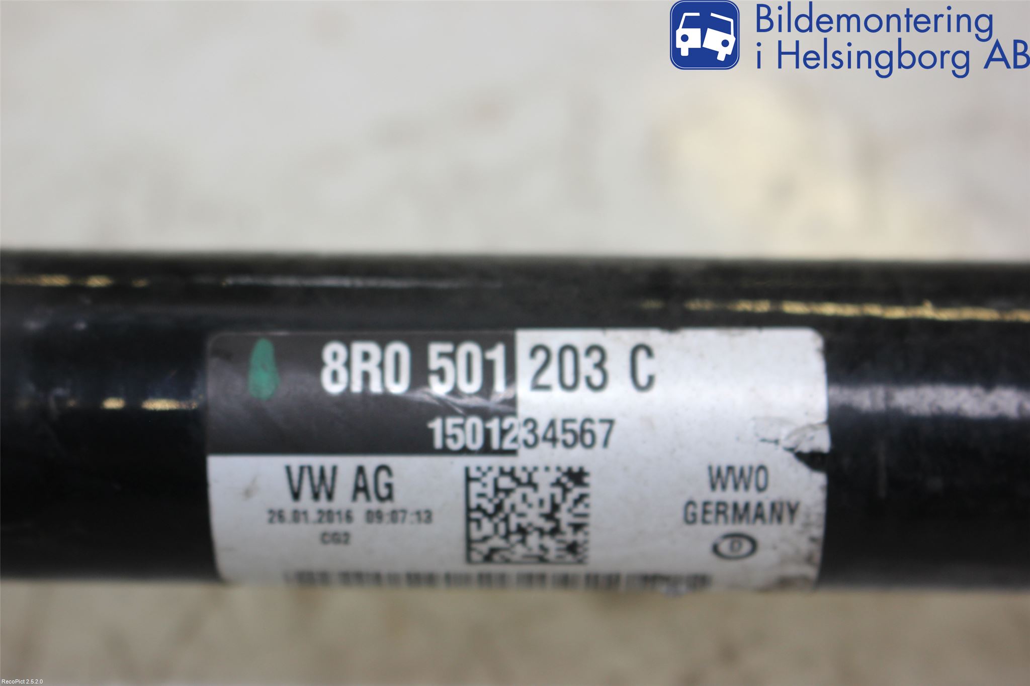 Audi A6/S6 4G 11-18 Drivaxel Bak Vänster