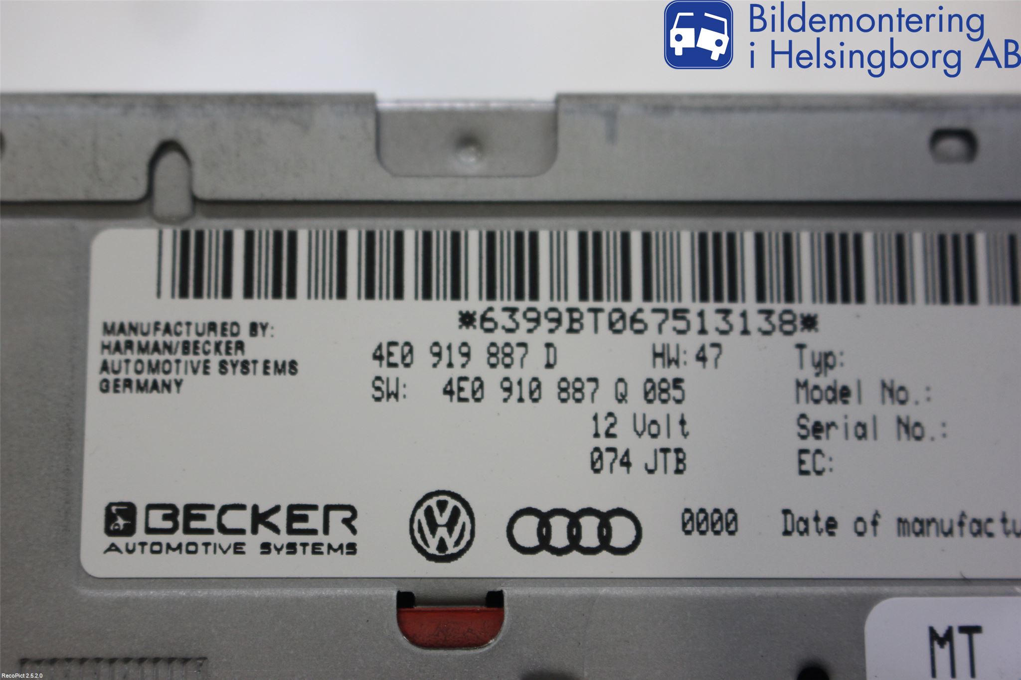Audi Q7/SQ7 Gps Navigator