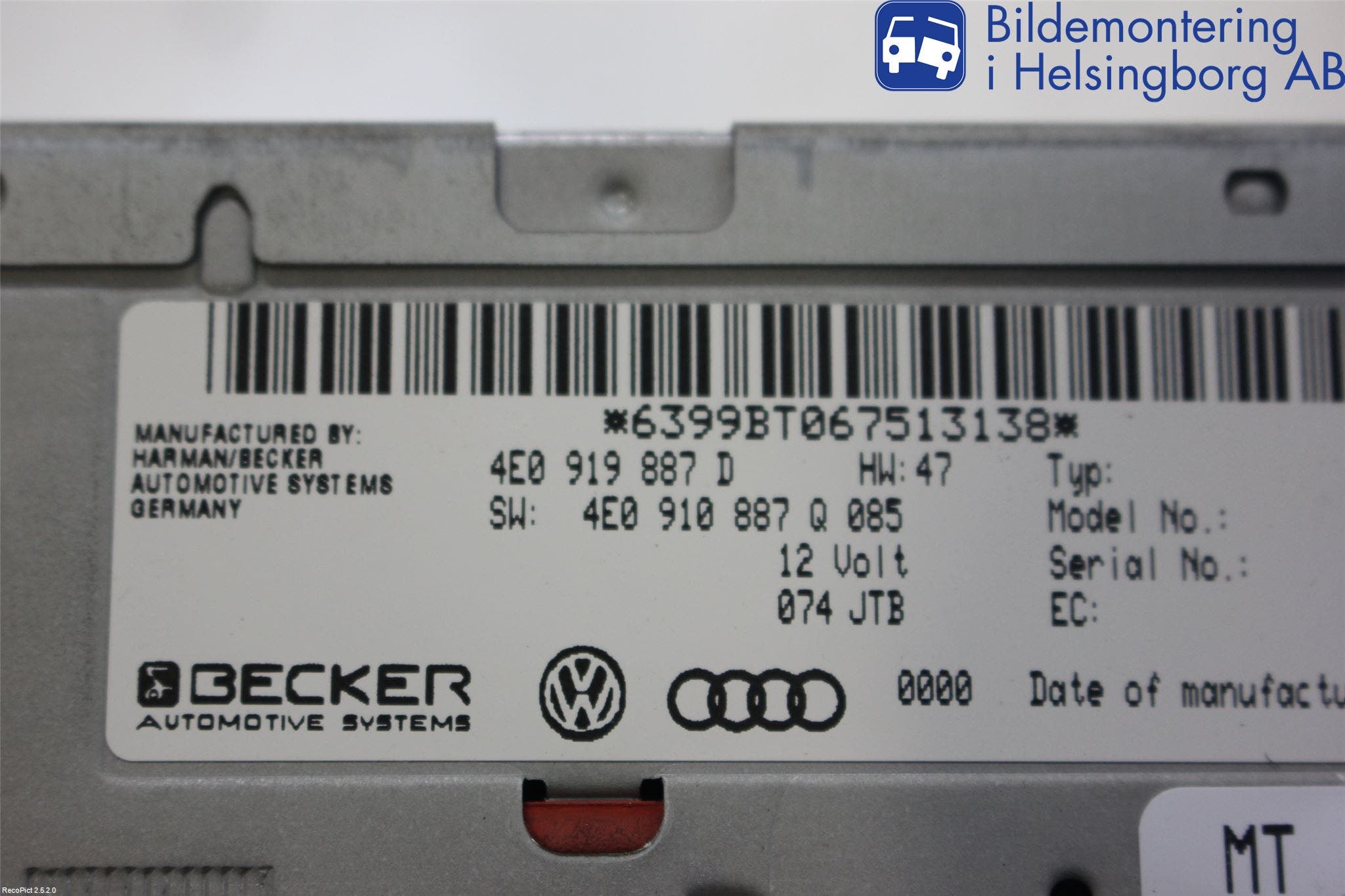 Audi Q7/SQ7 Gps Navigator