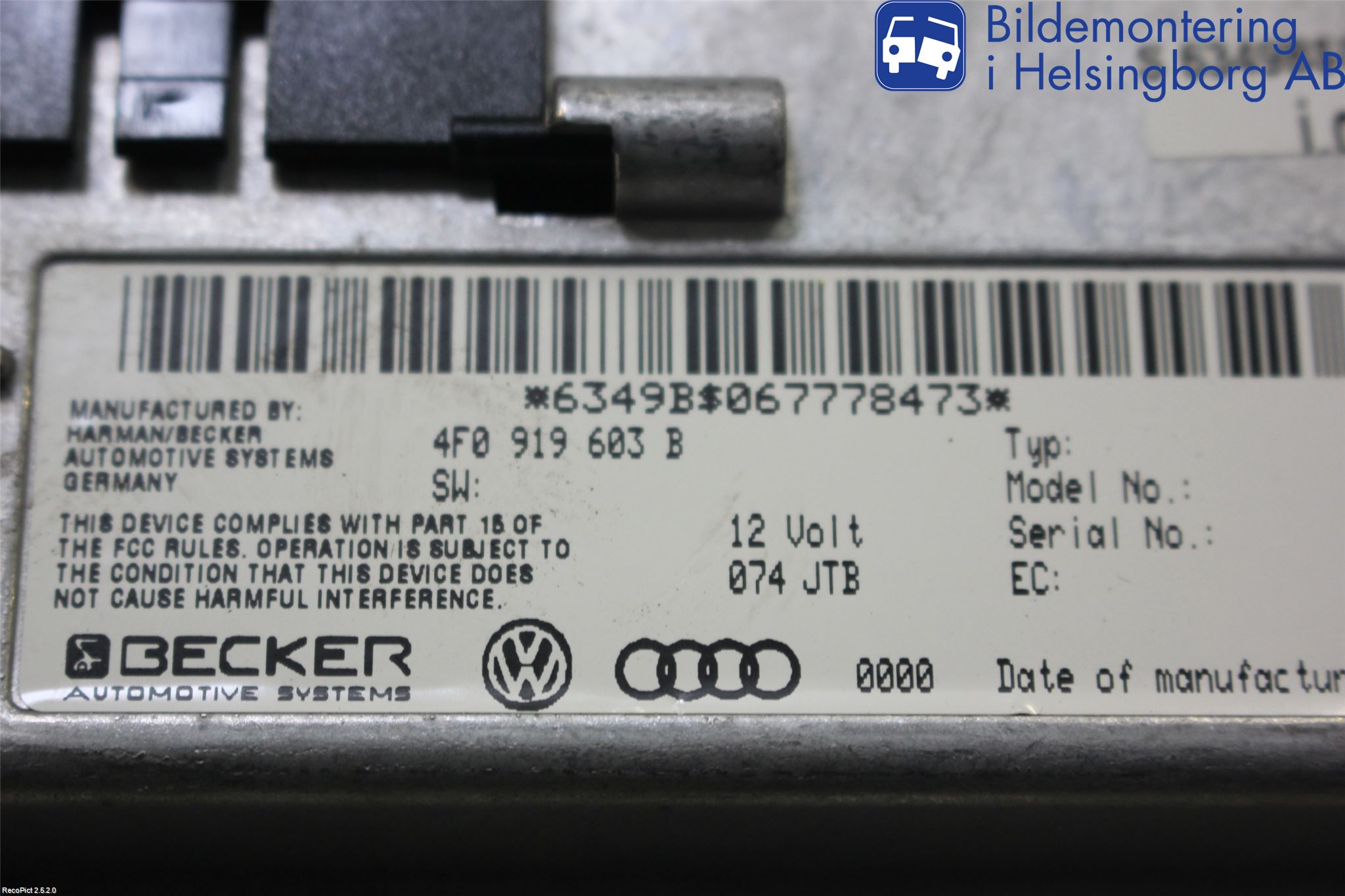 Audi Q7/SQ7 Kontrolldisplay