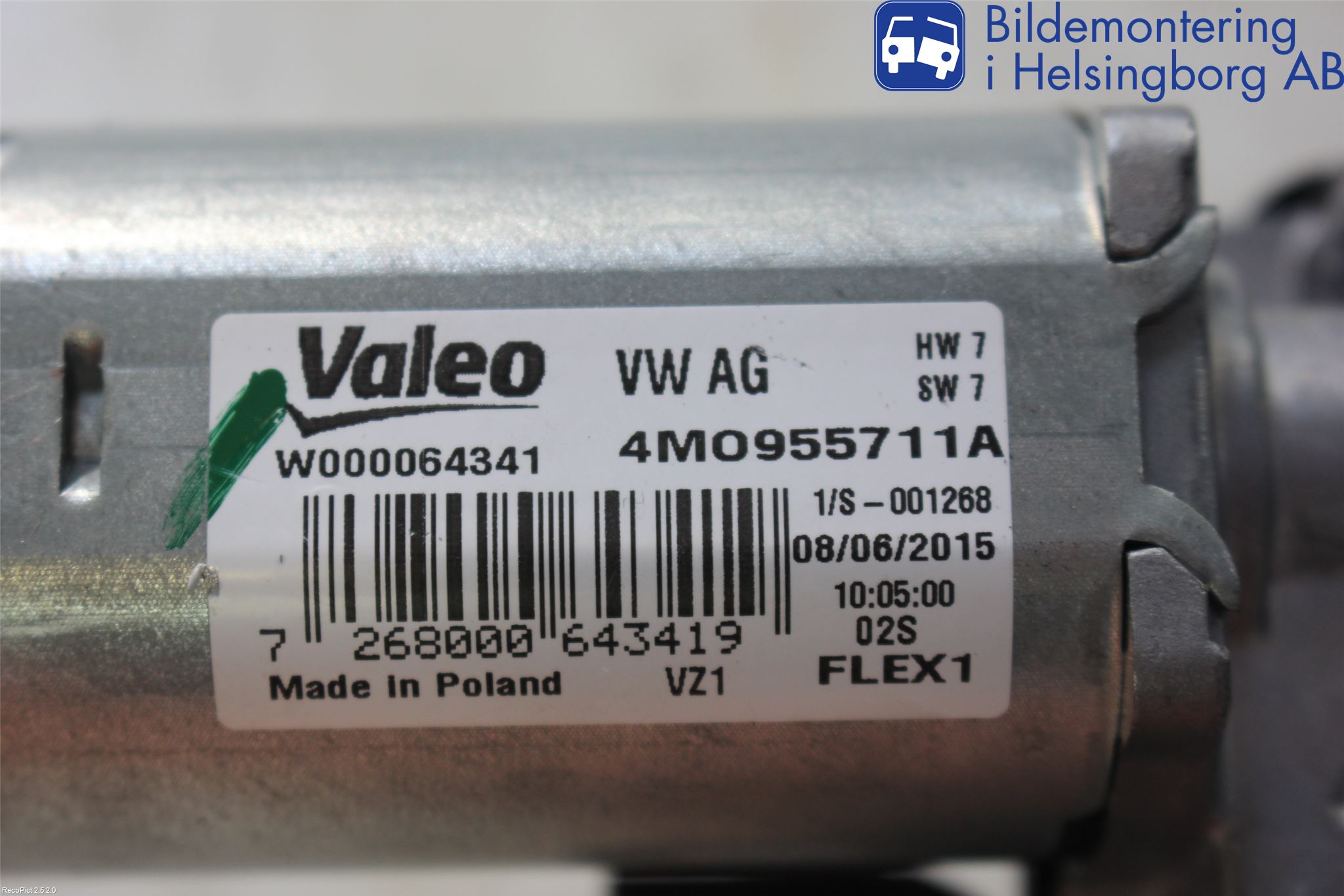 Audi Q7/SQ7 Torkarmotor Baklucka