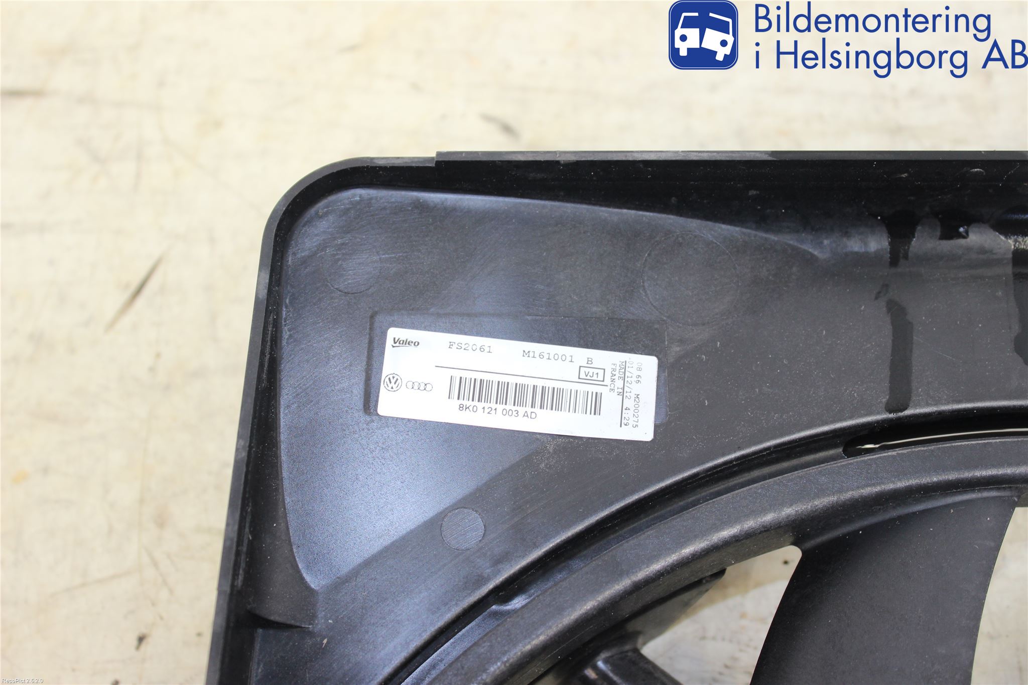 Audi A6/S6 4G 11-18 Kylfläkt El