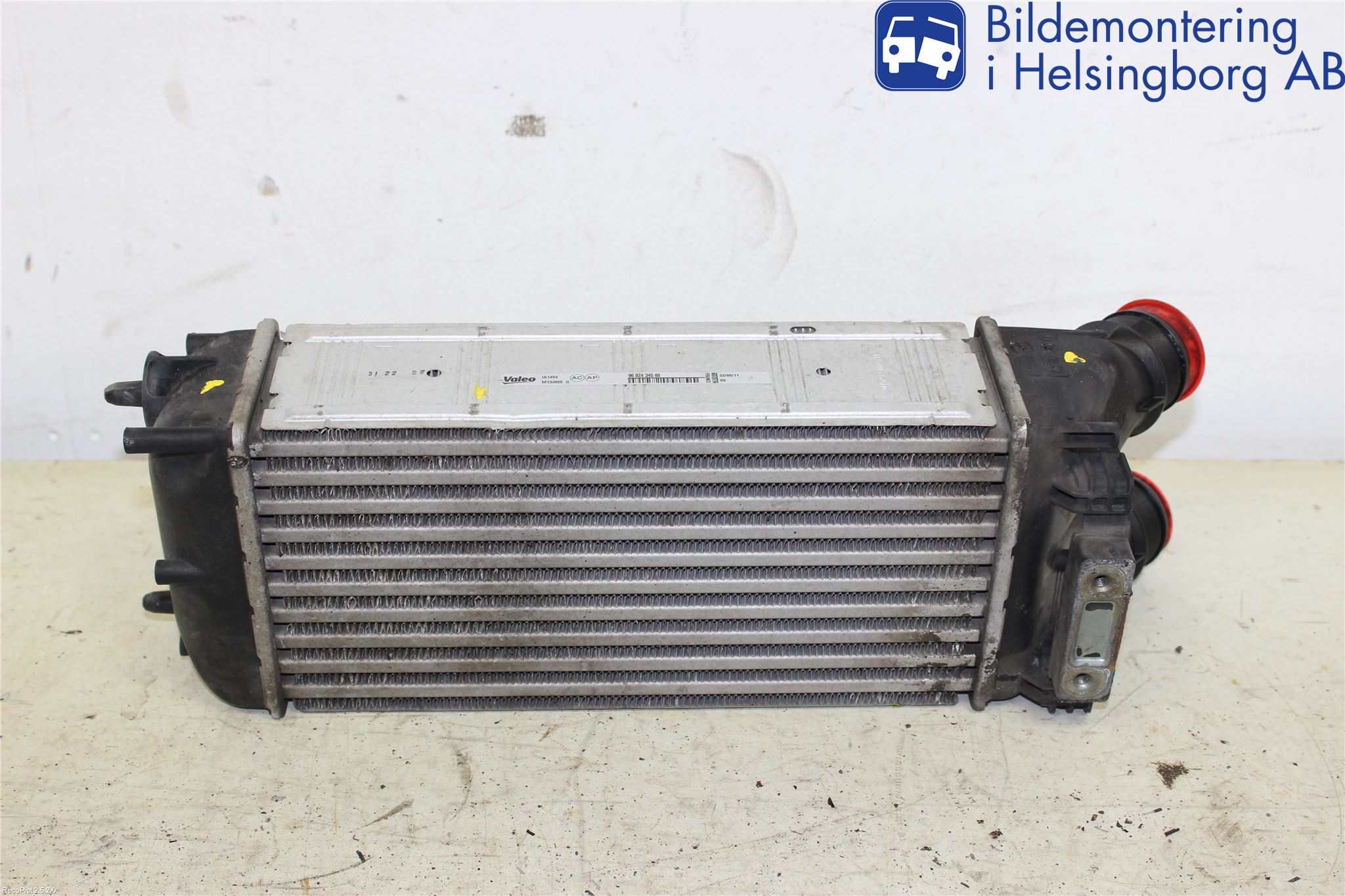 Citroen BERLINGO 08-18 Laddluft-Intercooler Kyl