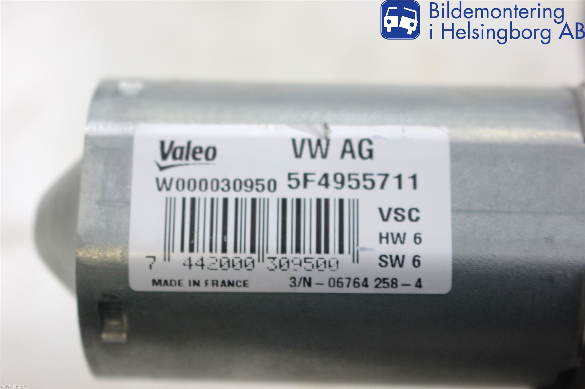Skoda OCTAVIA (5E) 13-20 Torkarmotor Baklucka