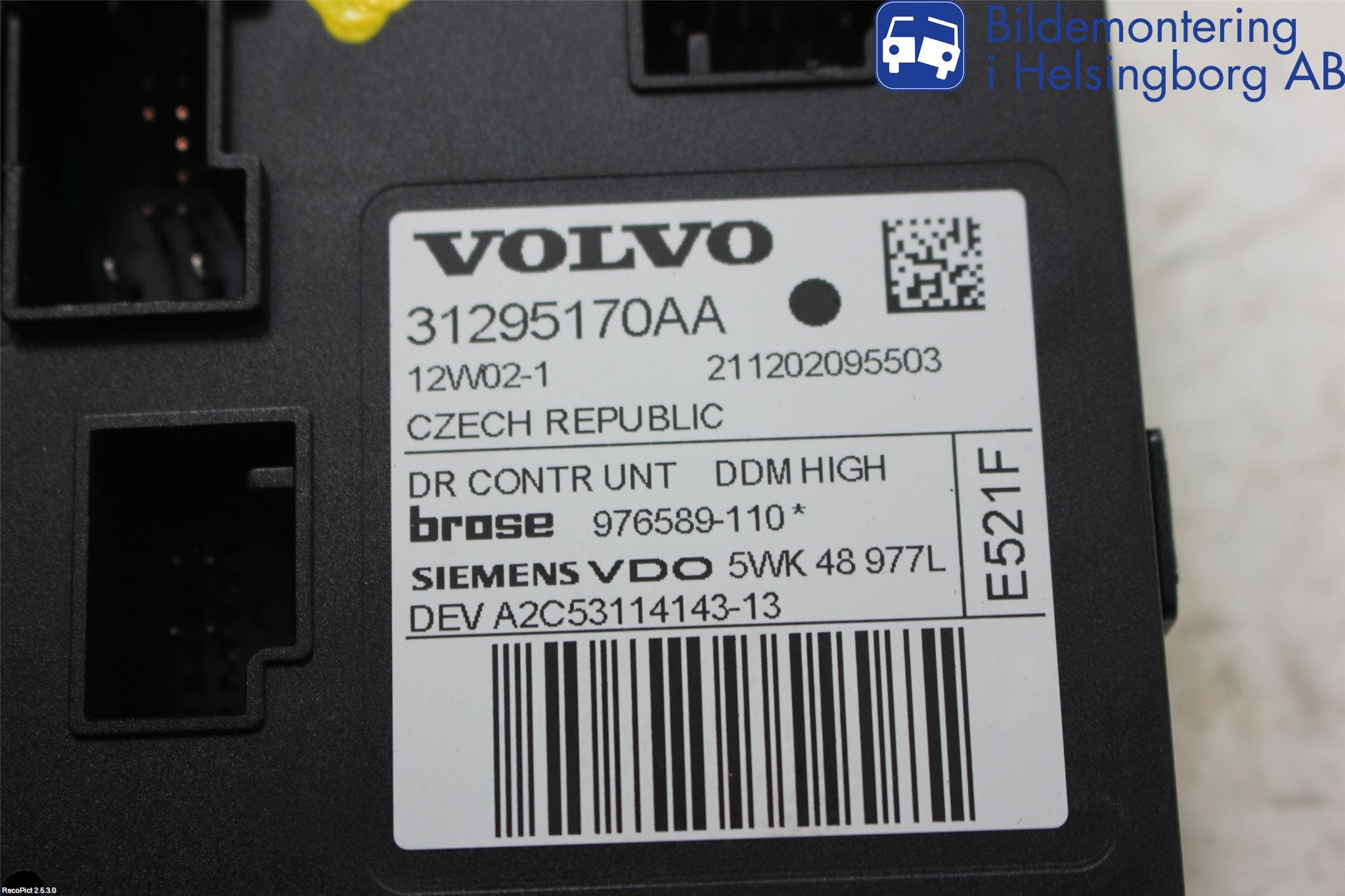 Volvo V50 08-12 Fönsterhissmotor