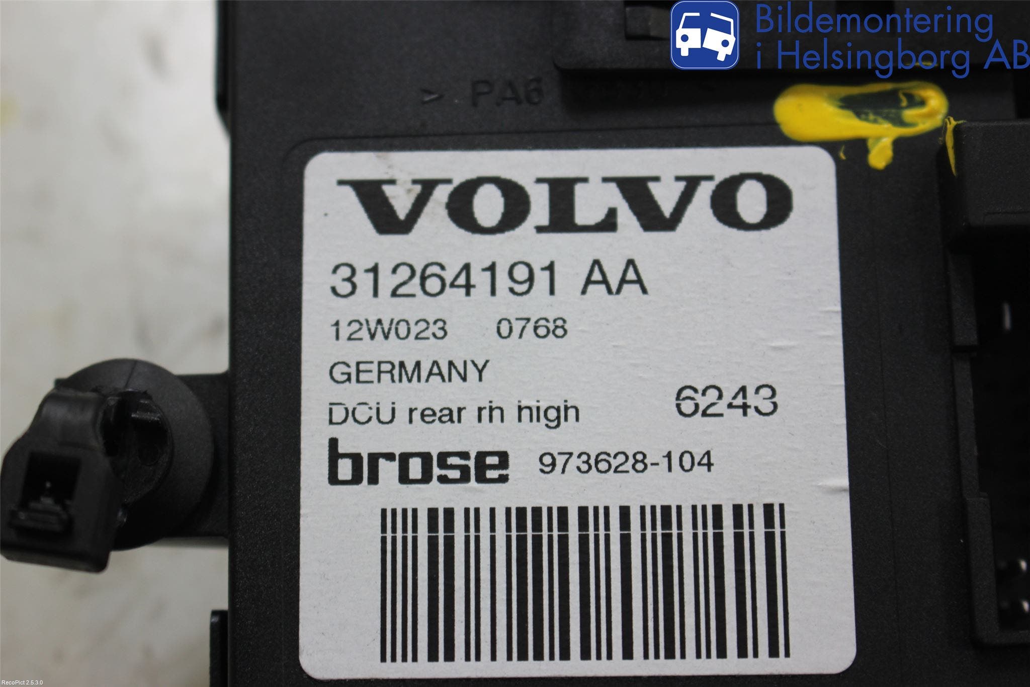 Volvo V50 08-12 Fönsterhissmotor