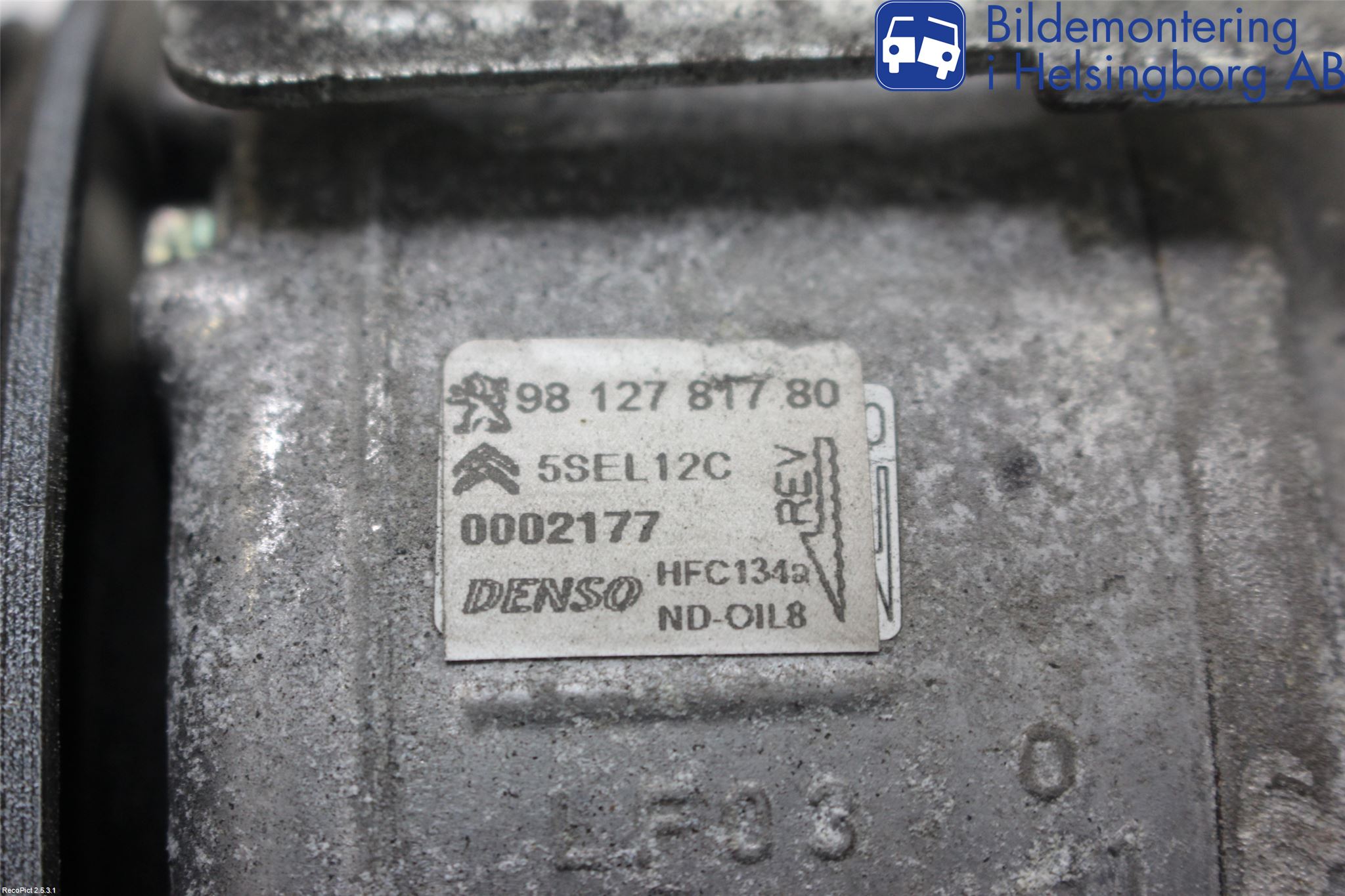 Peugeot 2008 13-20 Ac Kompressor