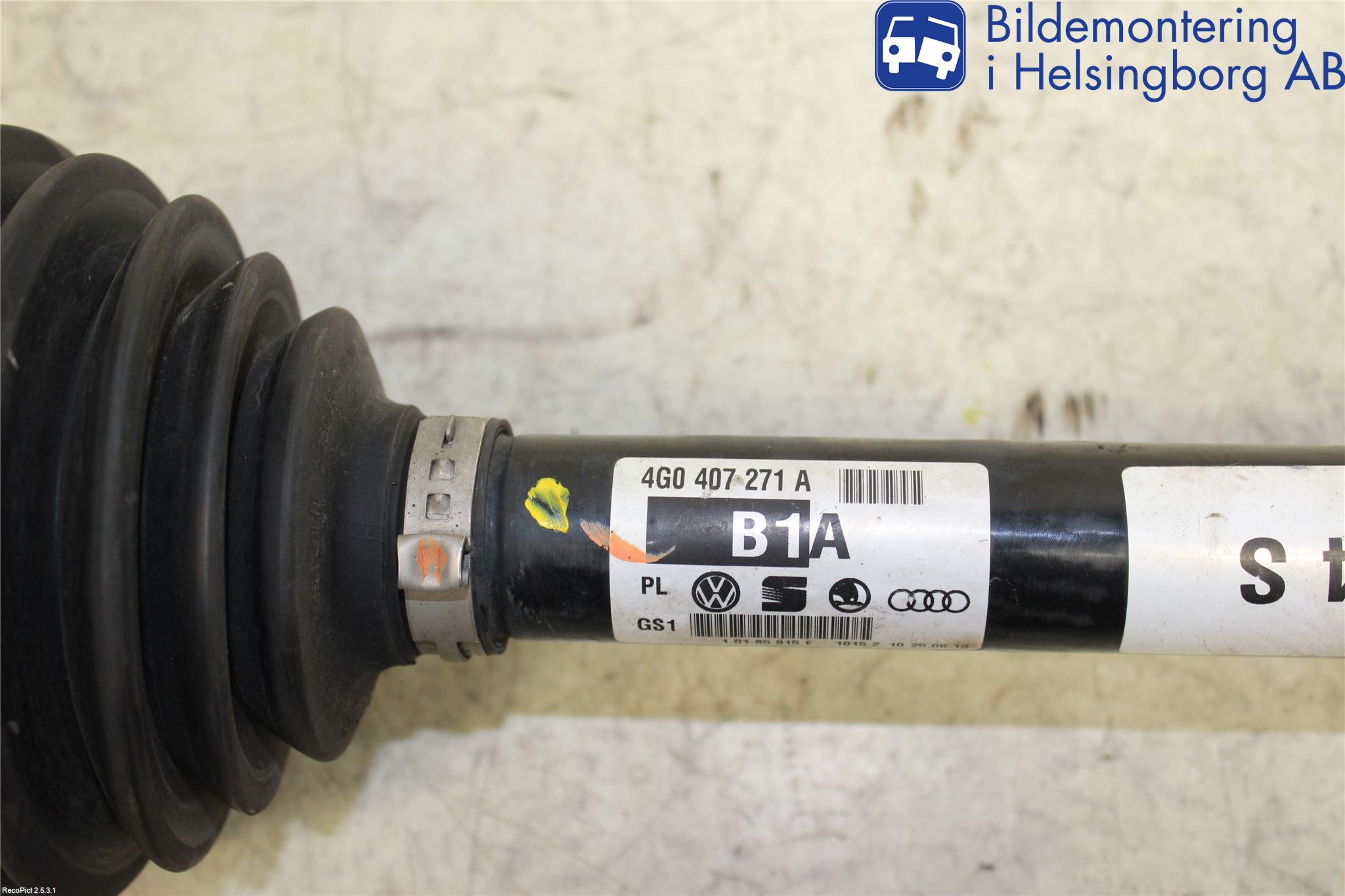 Audi A6/S6 4G 11-18 Drivaxel Fram Höger