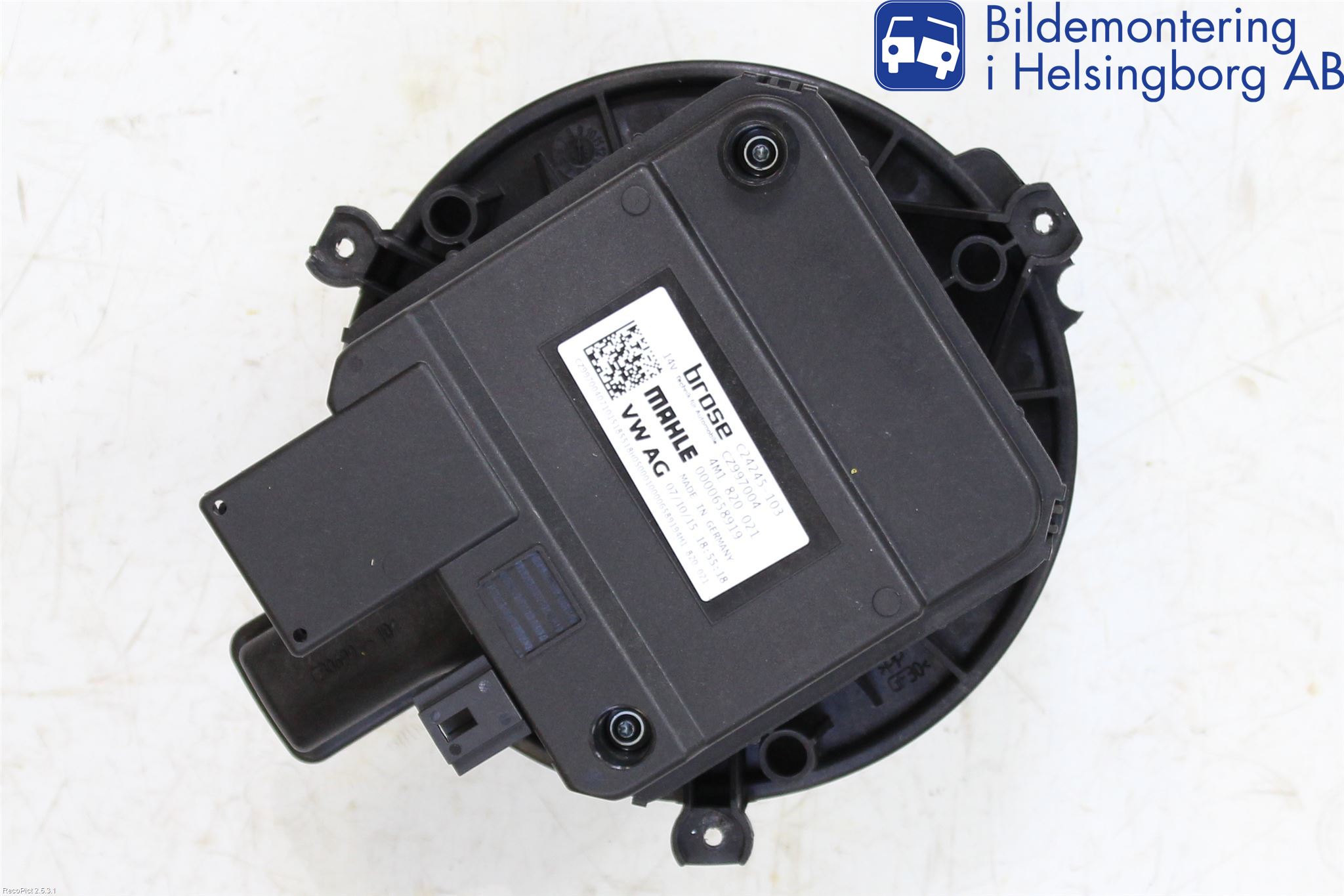 Audi A4/S4 B9 16-19 Värmefläkt