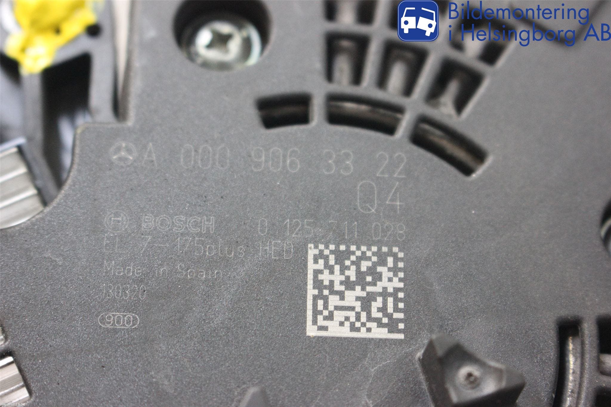 Mercedes-Benz MB A-KLASS (W176) 13-18 Generator