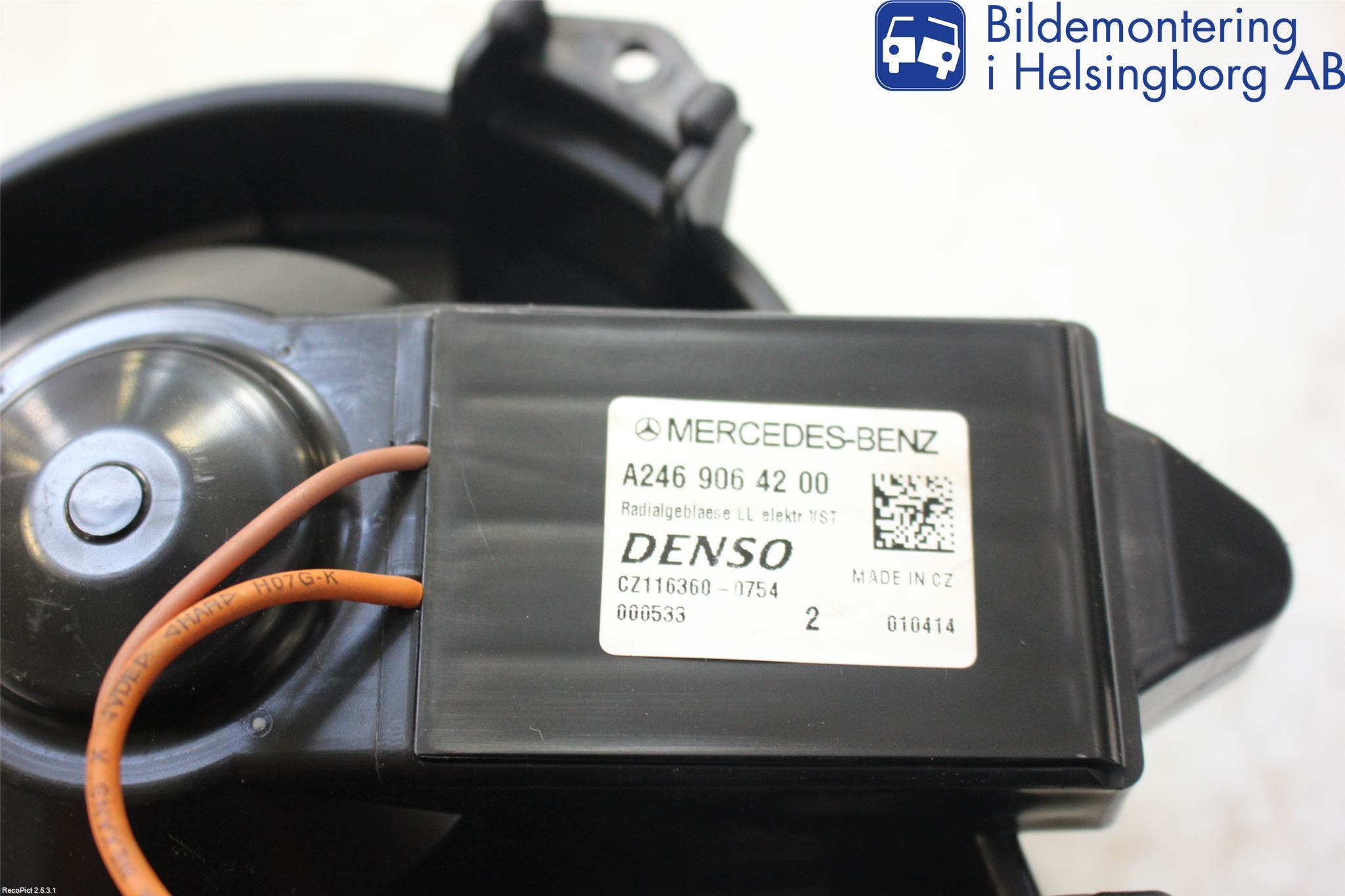 Mercedes-Benz MB GLA-KLASS (X156) 13-20 Värmefläkt