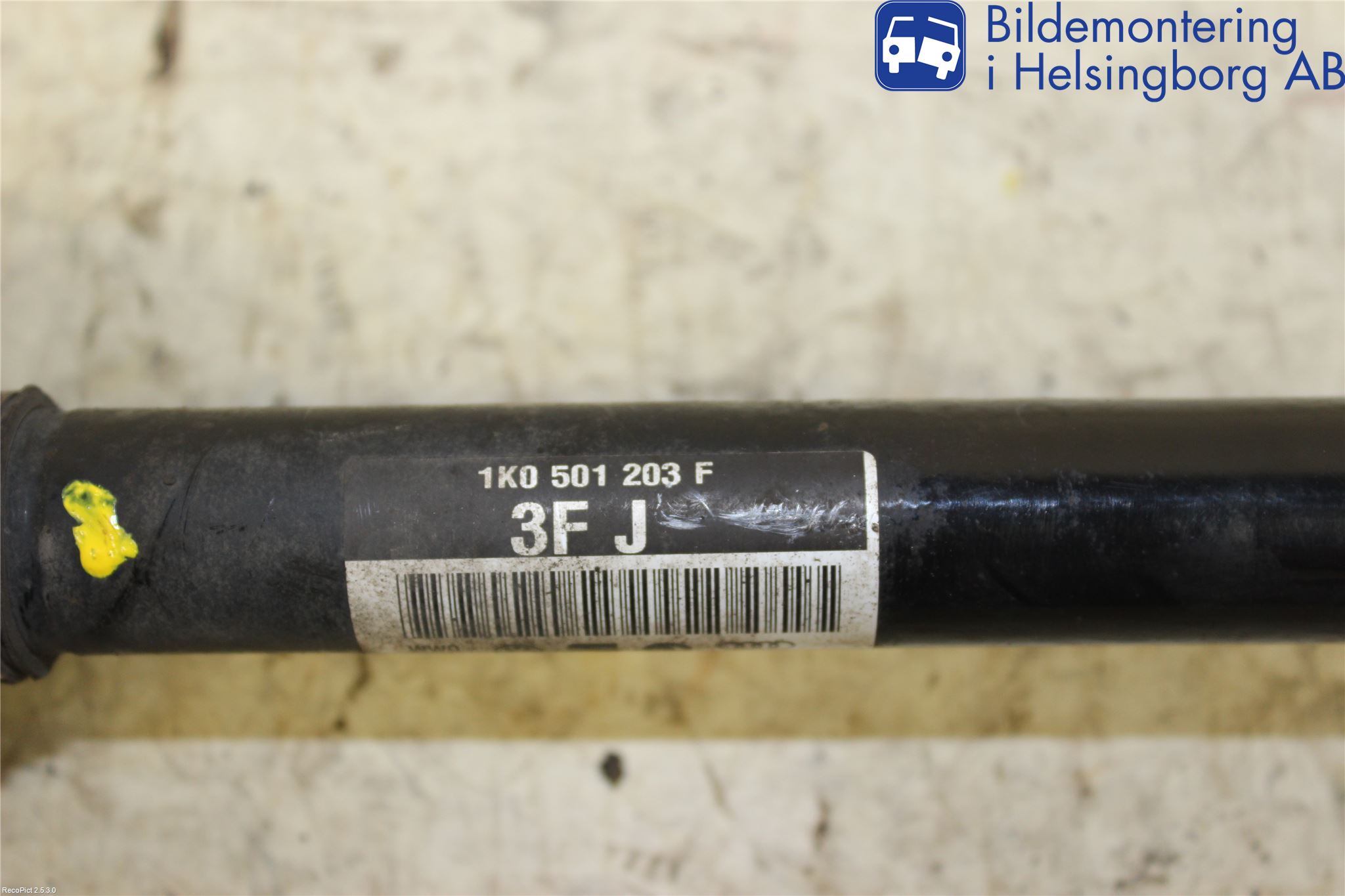 Skoda SUPERB 09-15 Drivaxel Bak Vänster