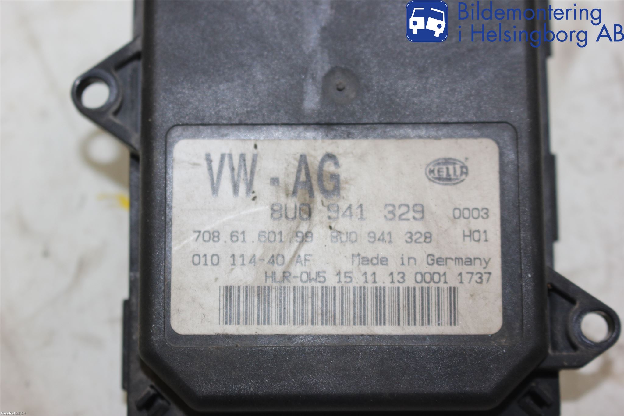 Skoda SUPERB 09-15 Styrenhet Strålkastare