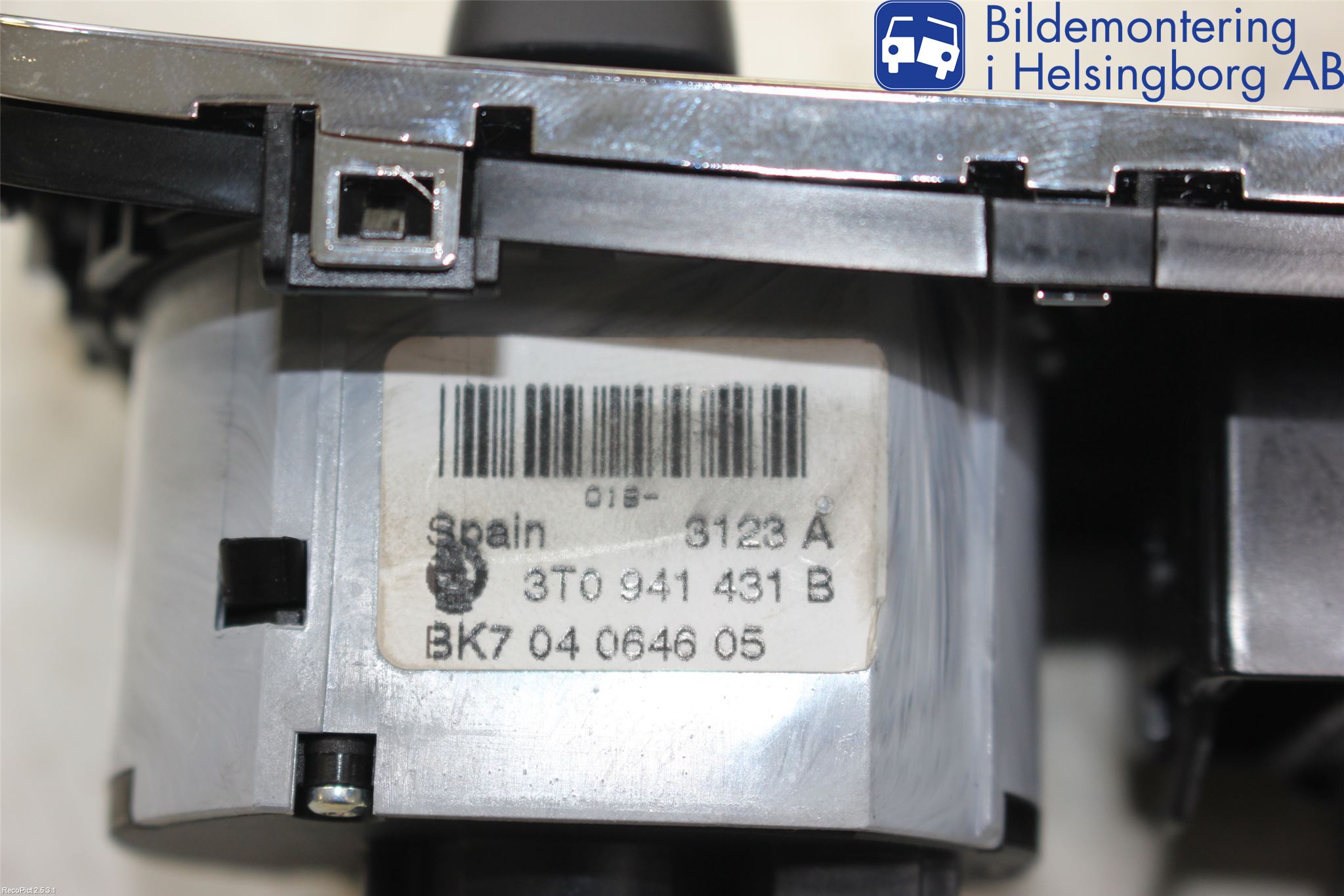 Skoda SUPERB 09-15 Strömställare Ljus