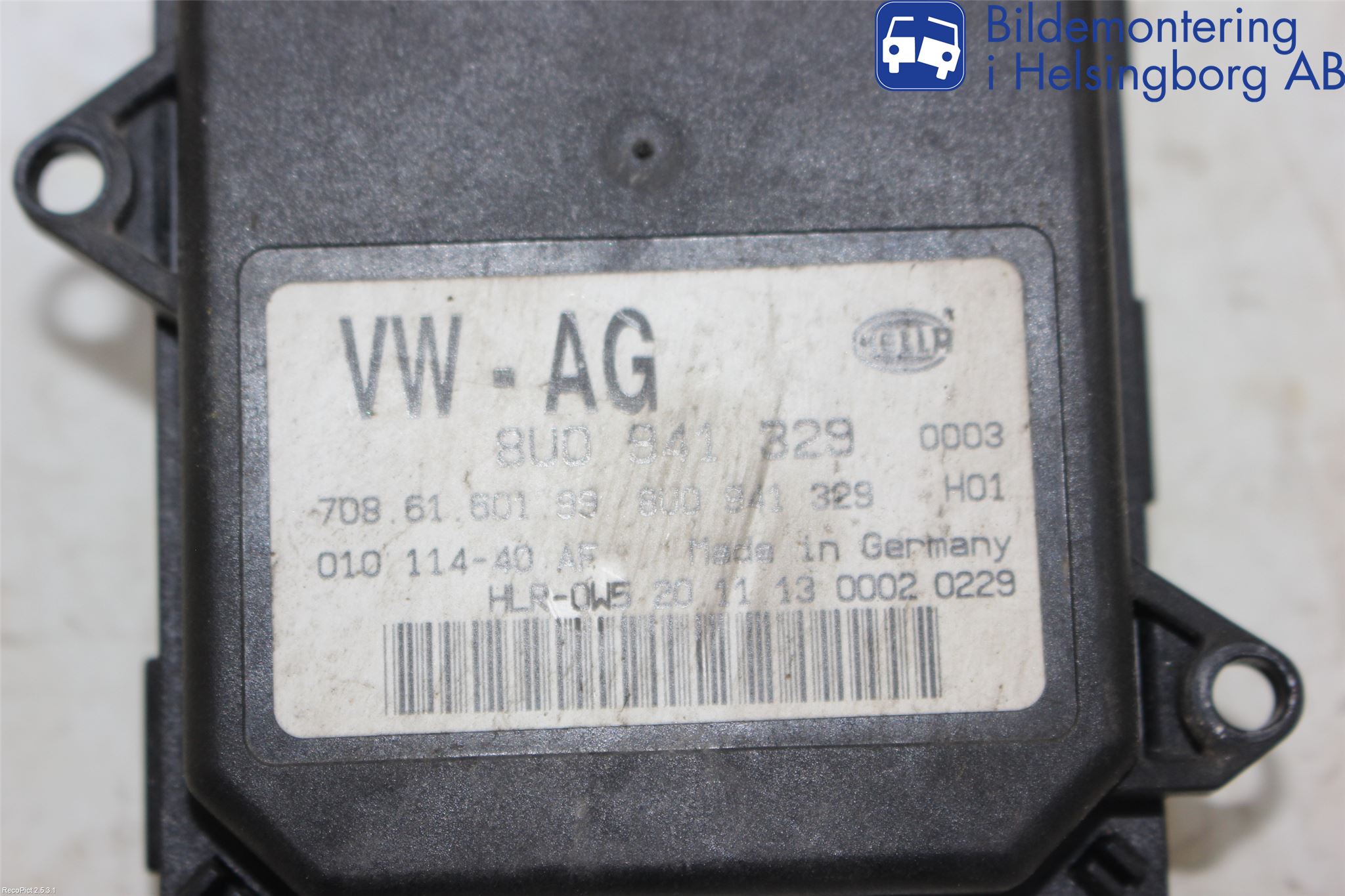 Skoda SUPERB 09-15 Styrenhet Strålkastare