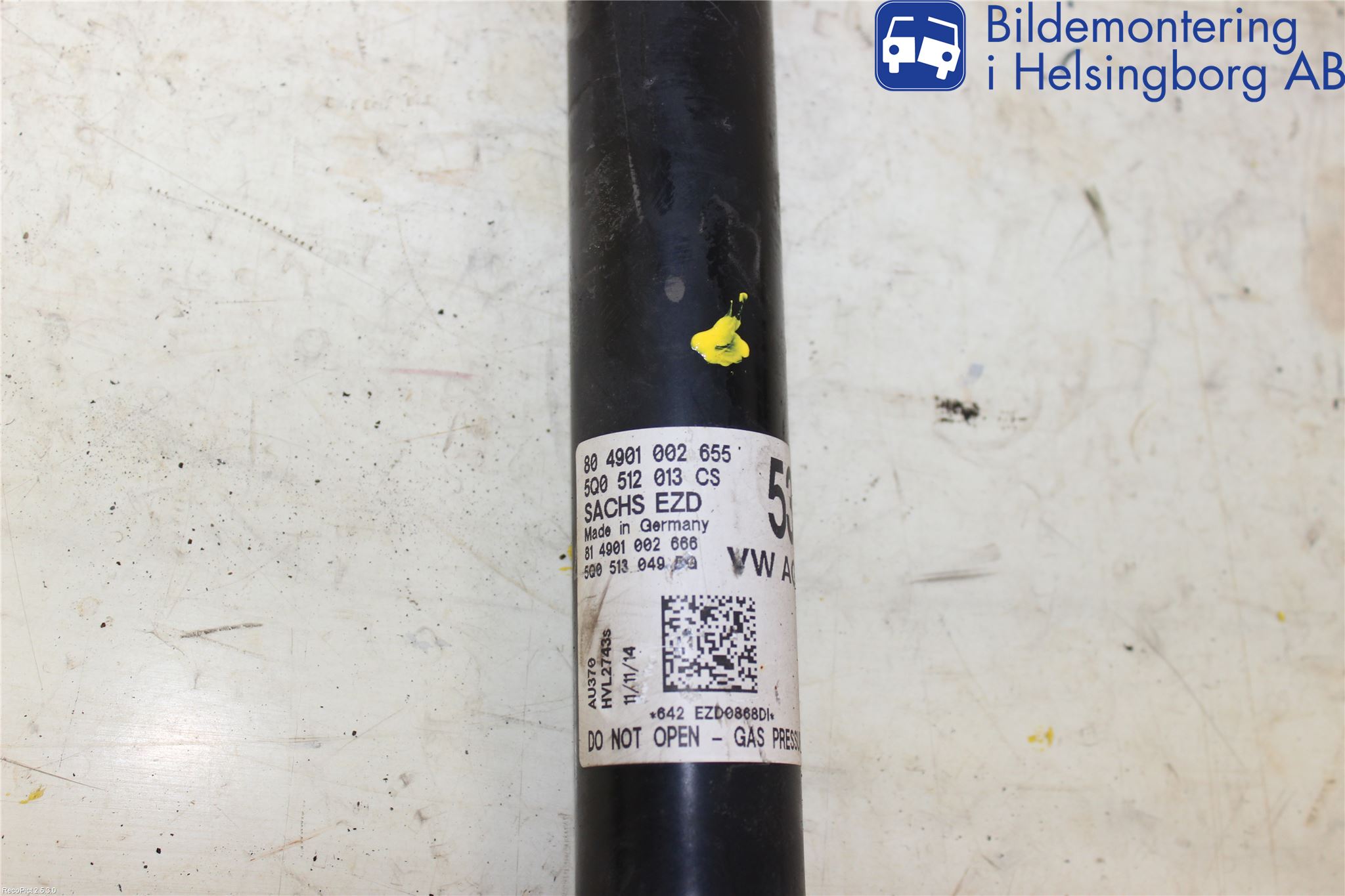 Audi A3/S3 8V 13-20 Stötdämpare Bak