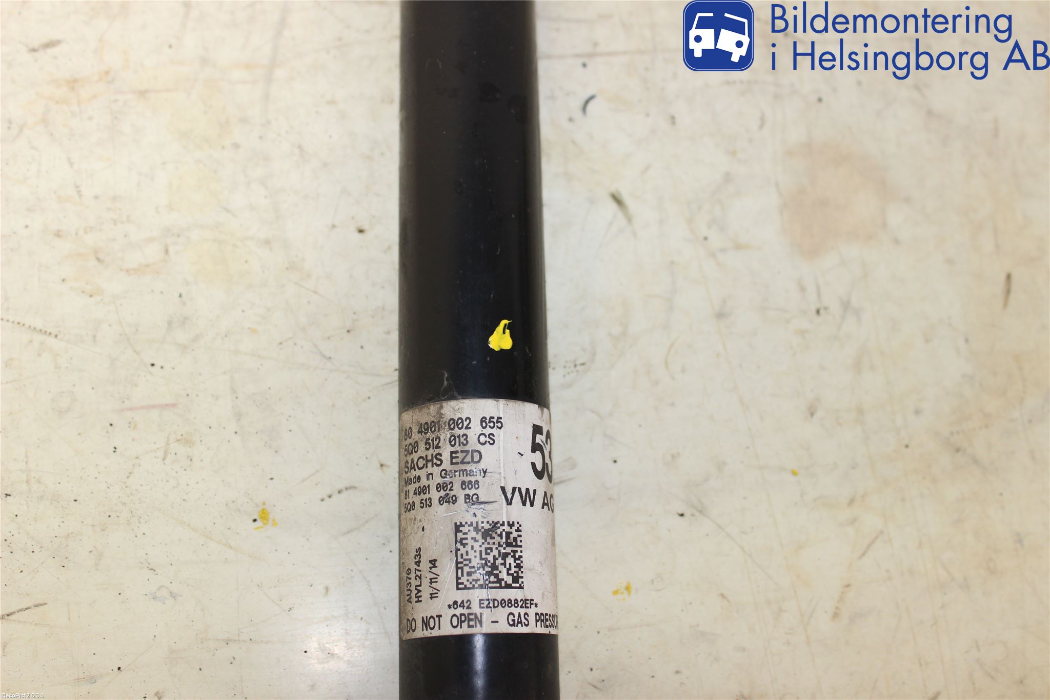 Audi A3/S3 8V 13-20 Stötdämpare Bak