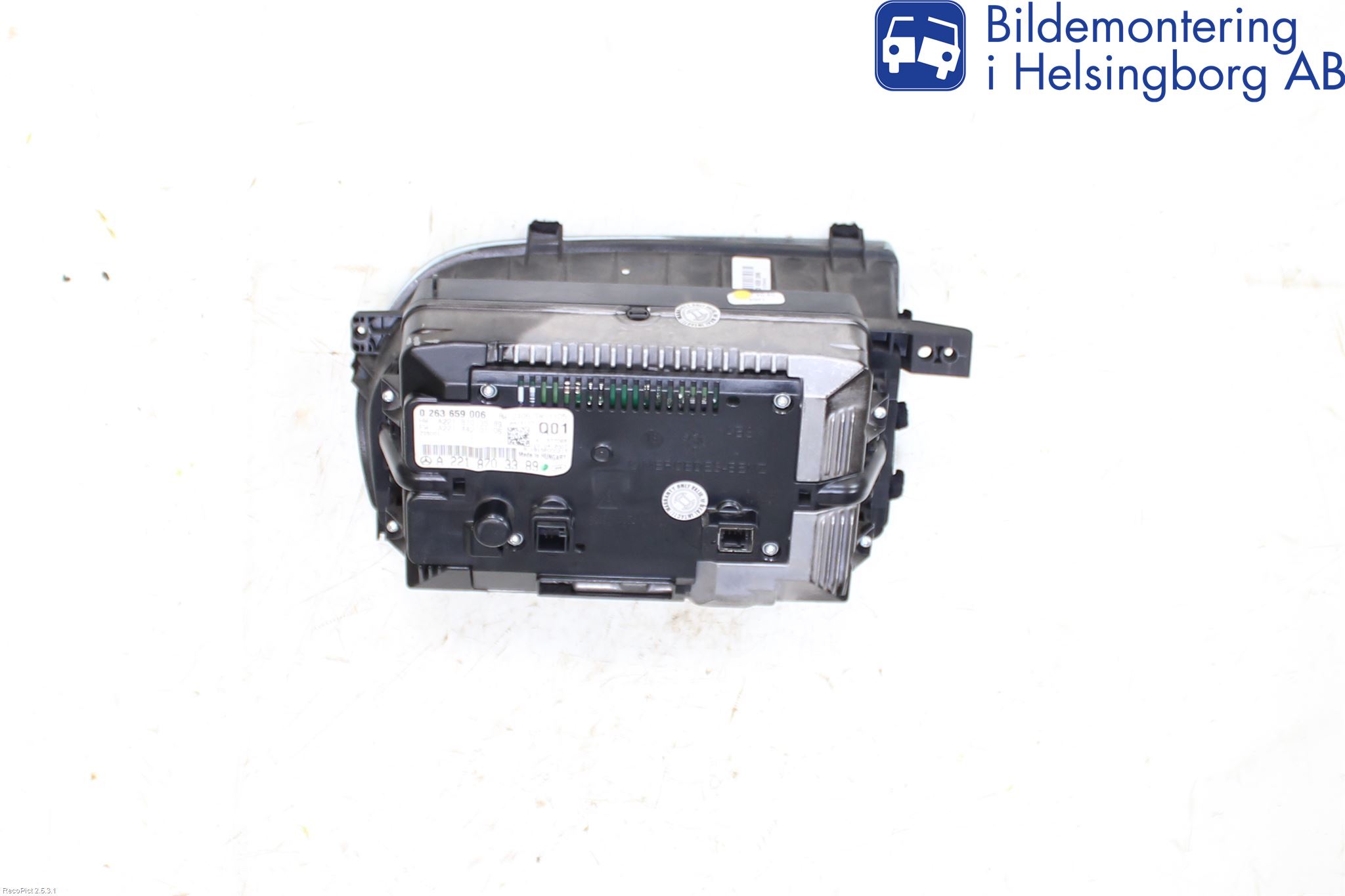 Mercedes-Benz MB CL-KLASS (C216) 07-14 Kontrolldisplay
