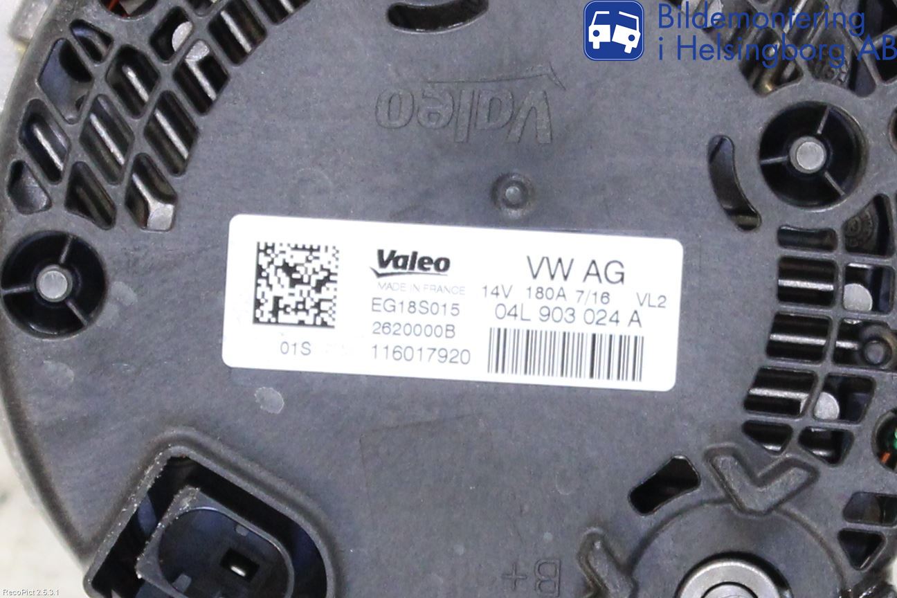 Audi A4/S4 B9 16-19 Generator