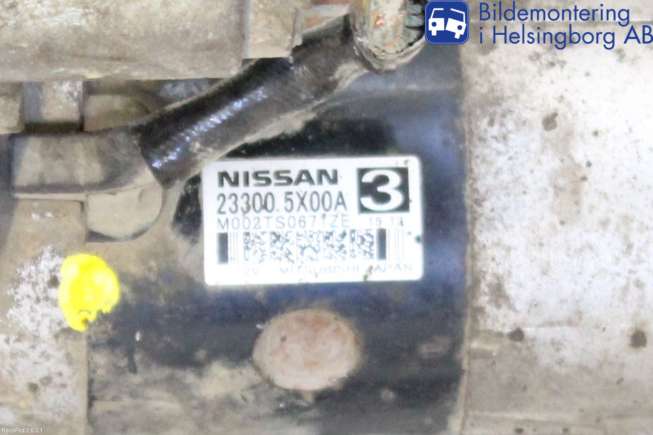 Nissan NAVARA 05-16 Startmotor Diesel