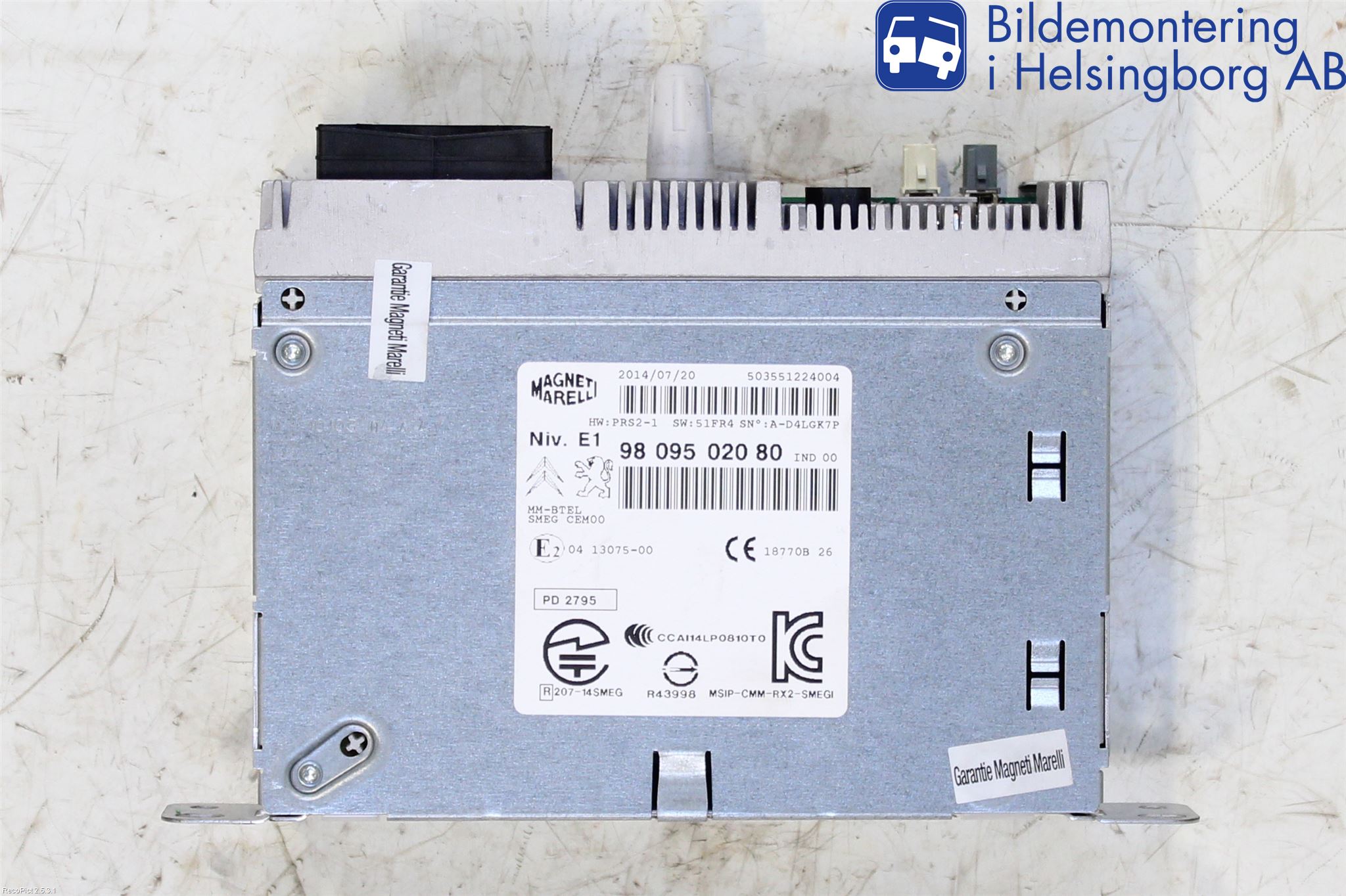 Peugeot 208 12-15 Radio