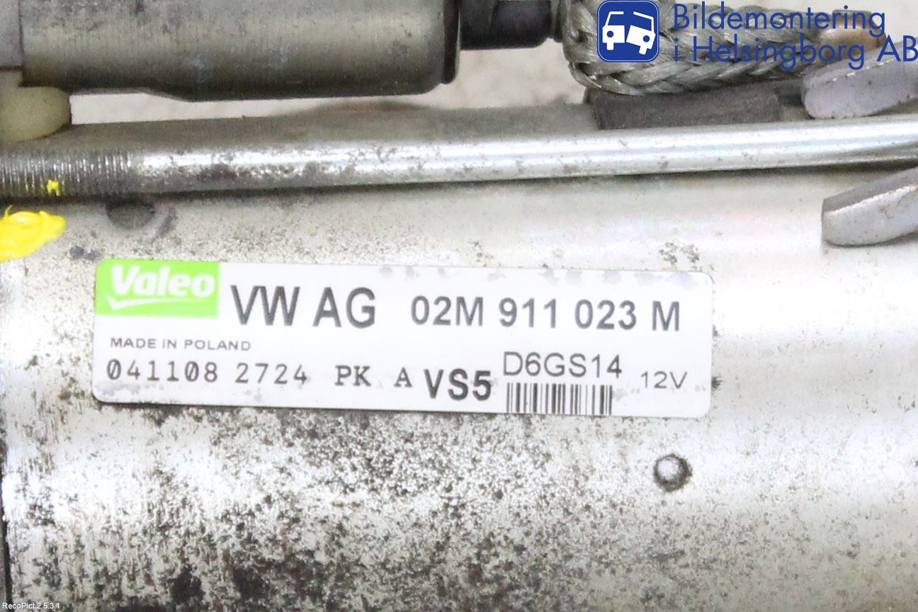 Skoda FABIA 07-14 Startmotor