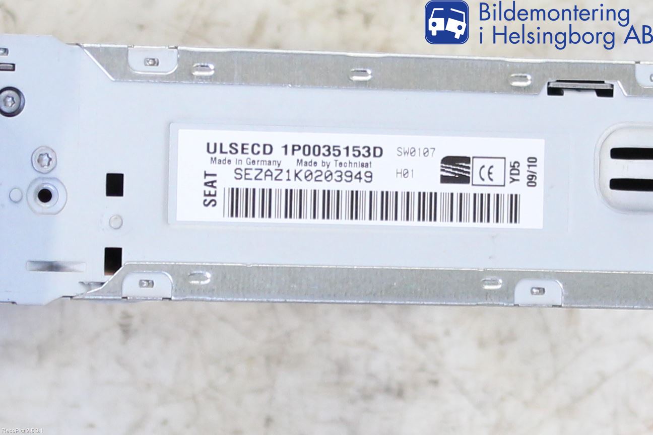 Seat LEON 06-12 Cd Radio - Multimediapanel
