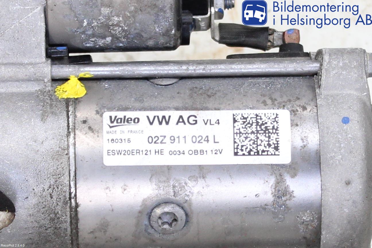 Volkswagen VW GOLF / E-GOLF VII 13-20 Startmotor Diesel