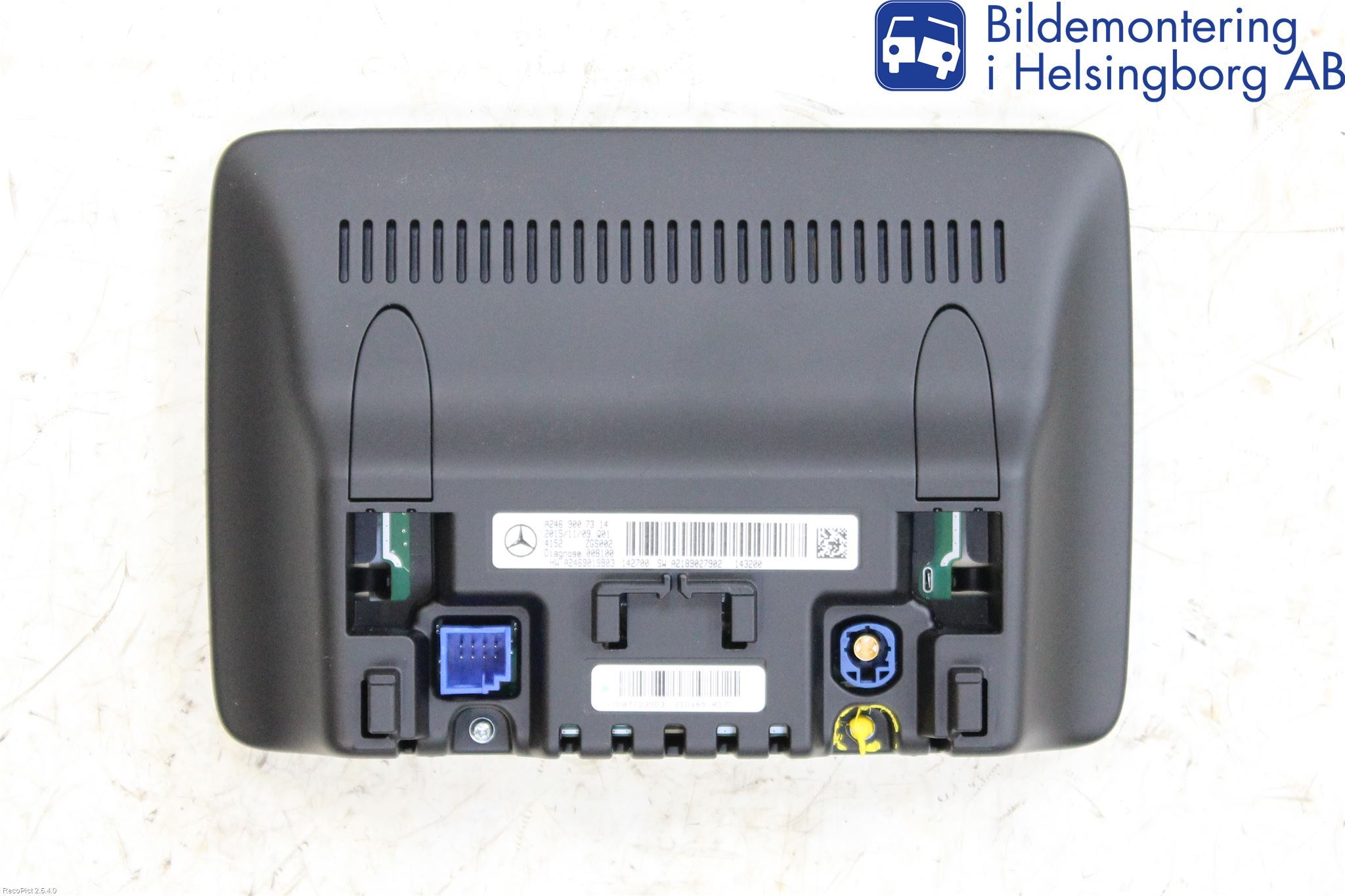 Mercedes-Benz MB A-KLASS (W176) 13-18 Kontrolldisplay