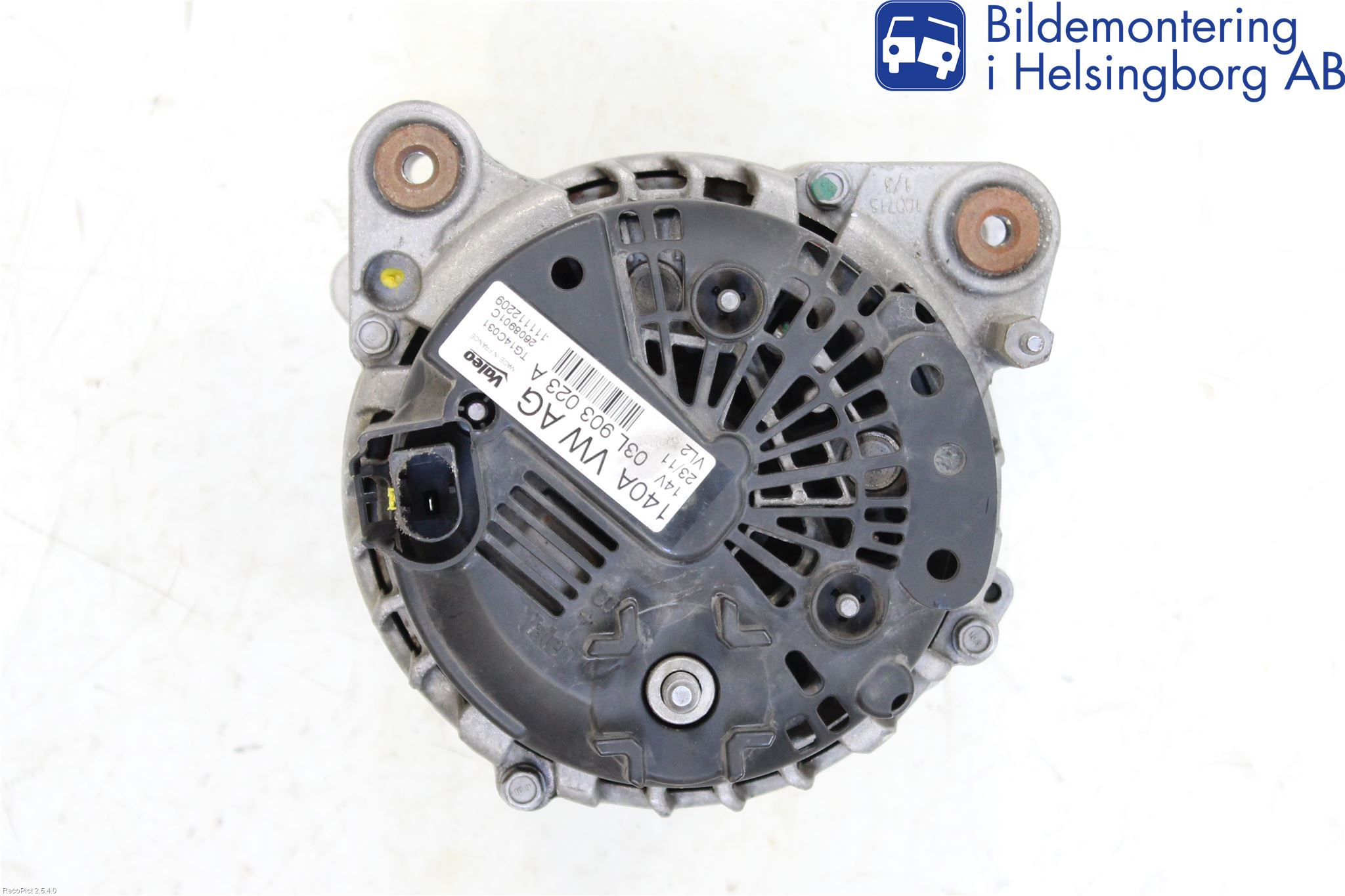 Volkswagen VW GOLF VI 09-13 Generator