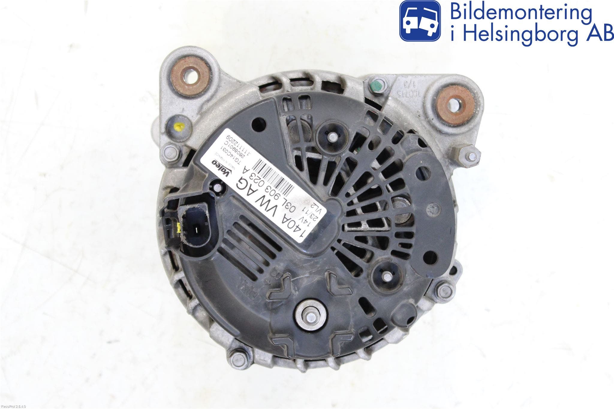 Volkswagen VW GOLF VI 09-13 Generator