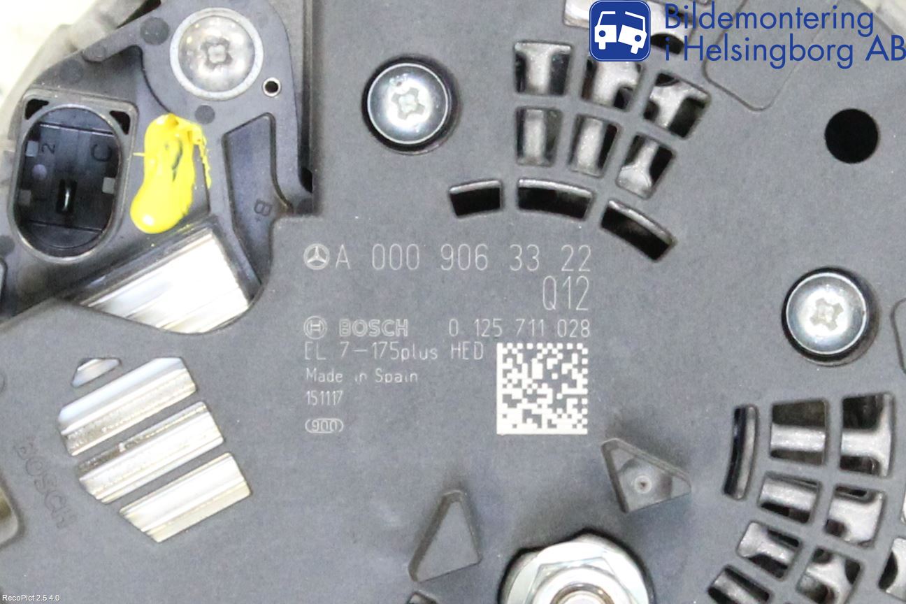 Mercedes-Benz MB CLA-KLASS (C117/X117) 13-19 Generator