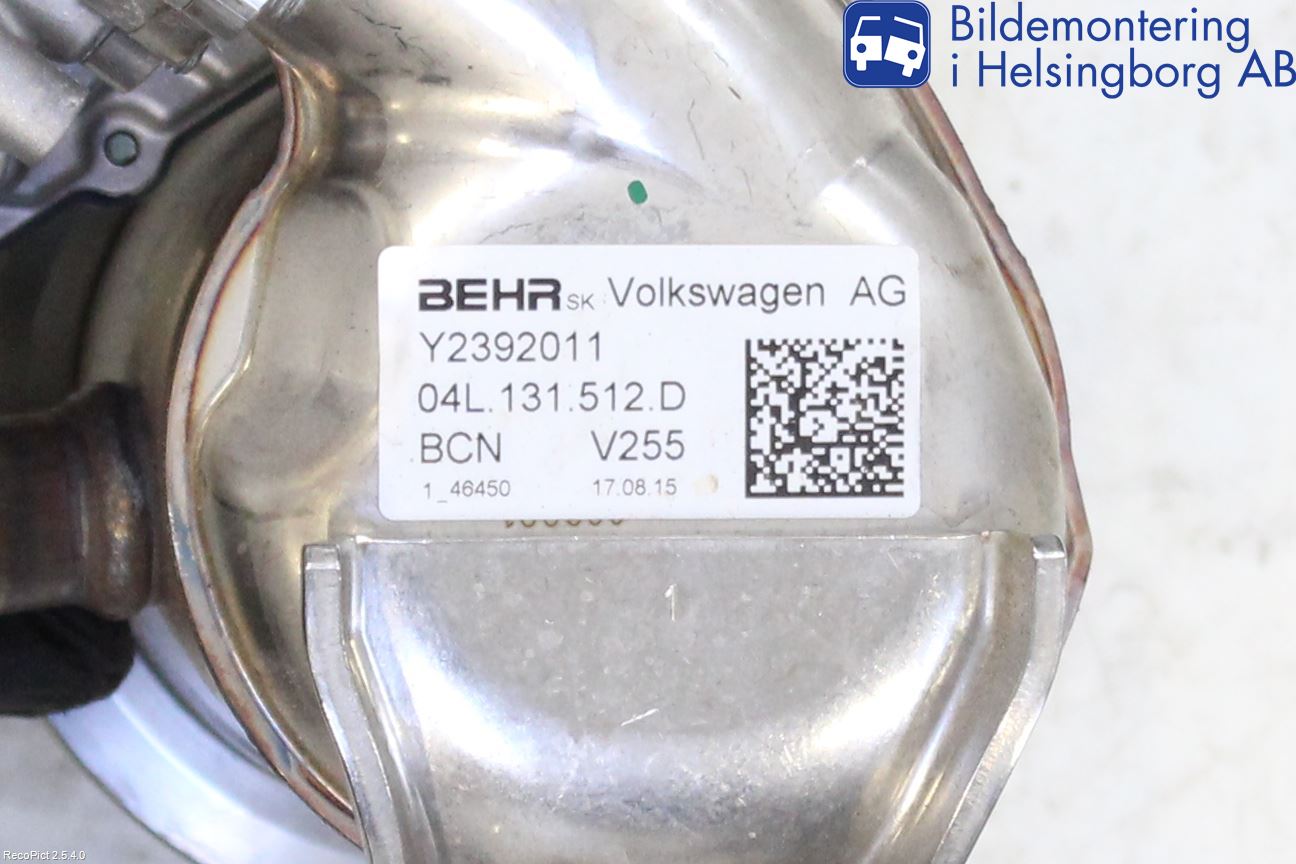 Volkswagen VW TIGUAN 07-16 Avgaskylare
