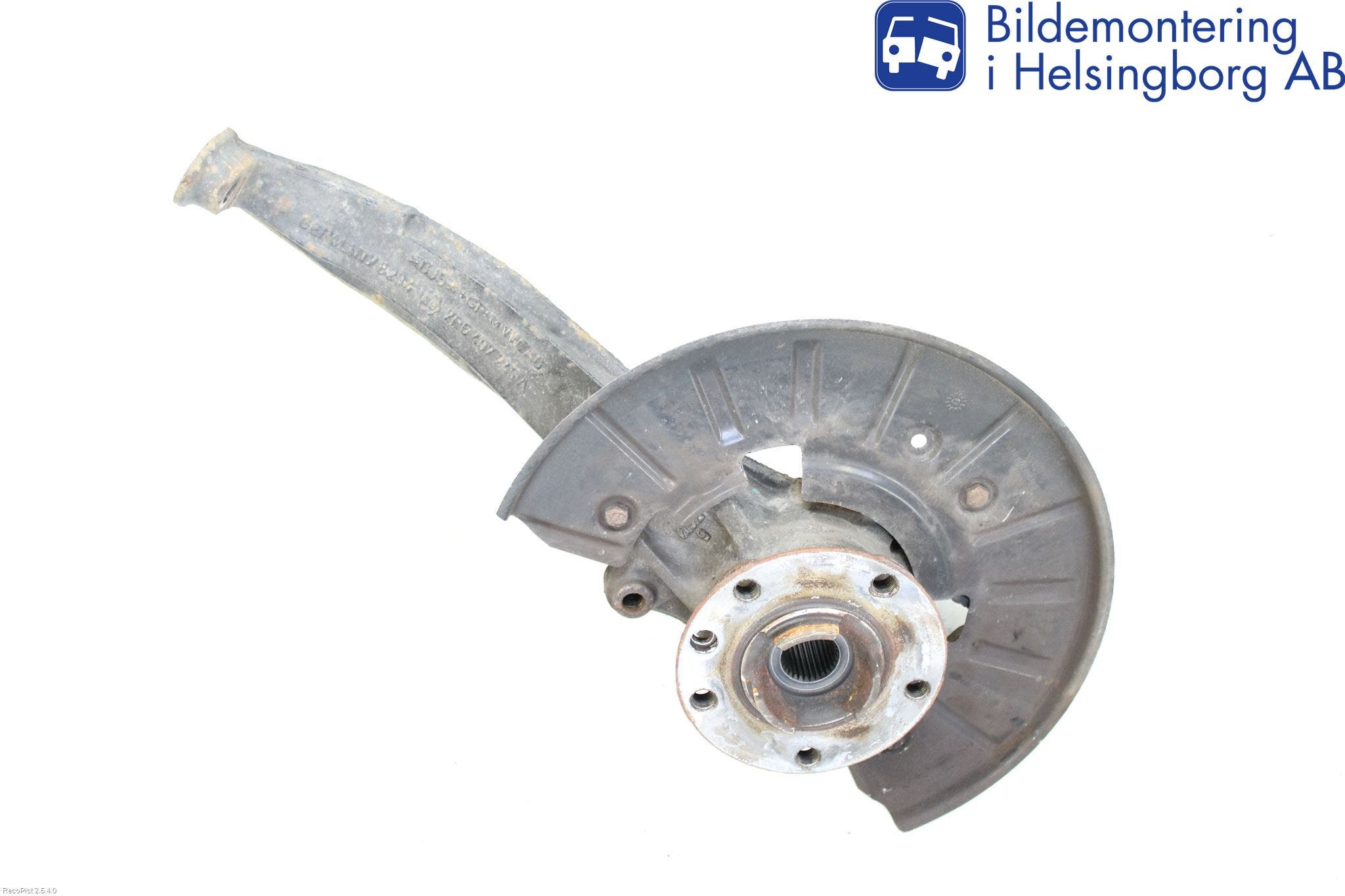 Volkswagen VW TOUAREG 7L 03-10 Styrspindel Lagerhus Vä