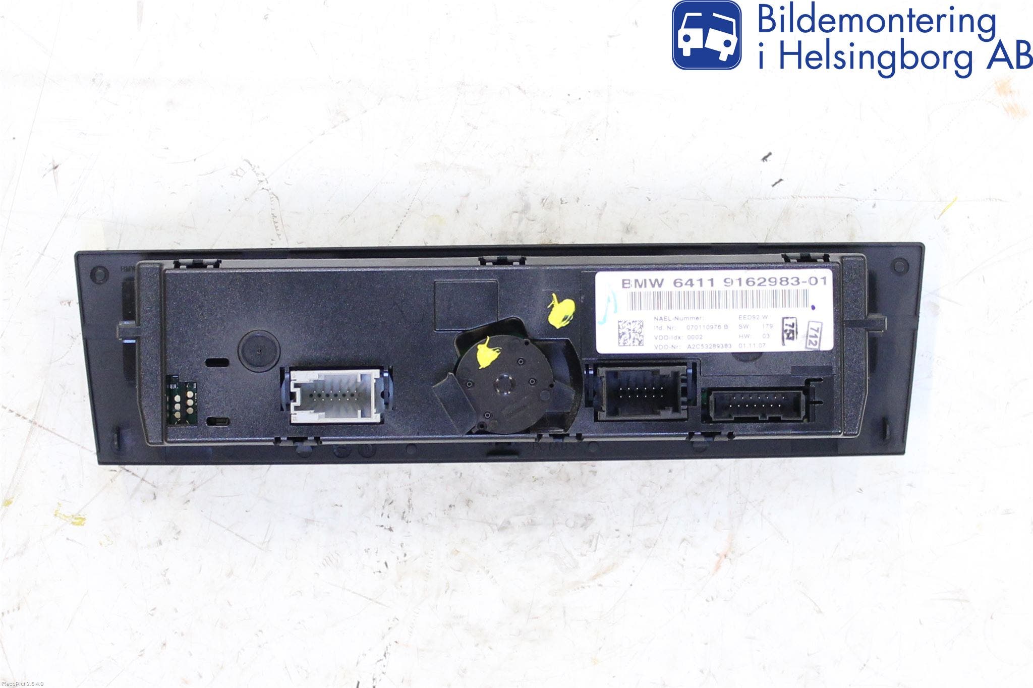 BMW 1 E82/88 Coupé/Cab 06-13 Ac Styrenhet Ac Manöveren